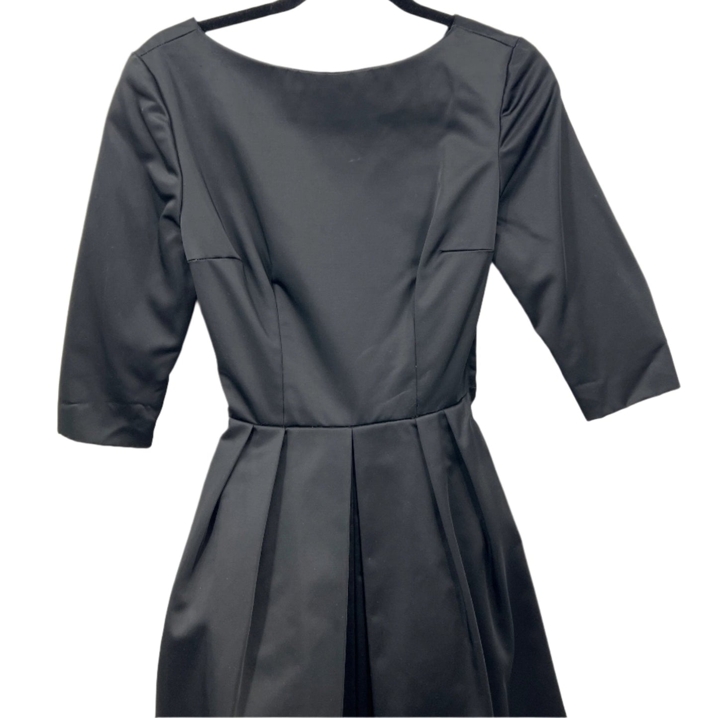 Vintage Fit & Flare Volume Satin Dress