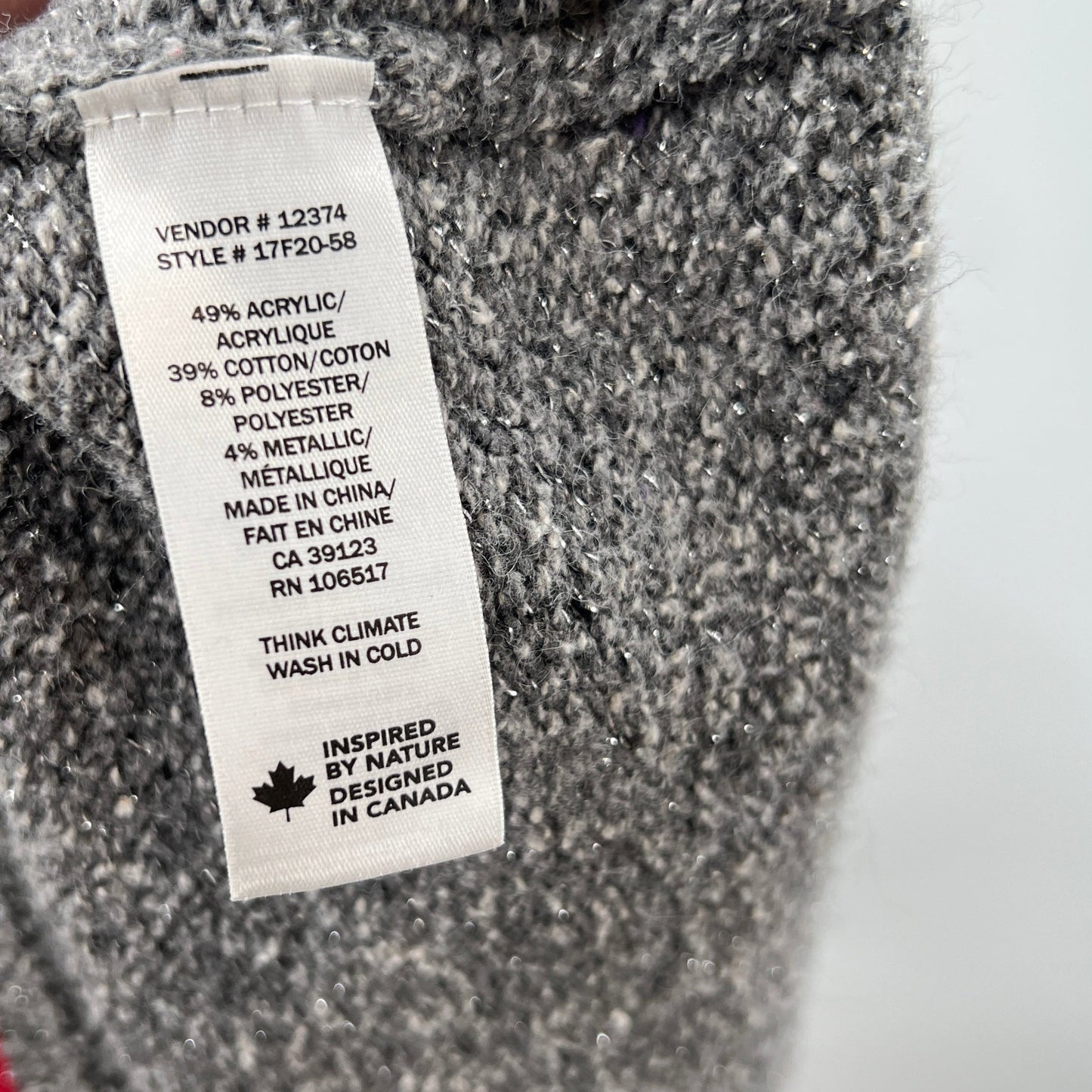 Northern Reflection Zip Up Cardigan