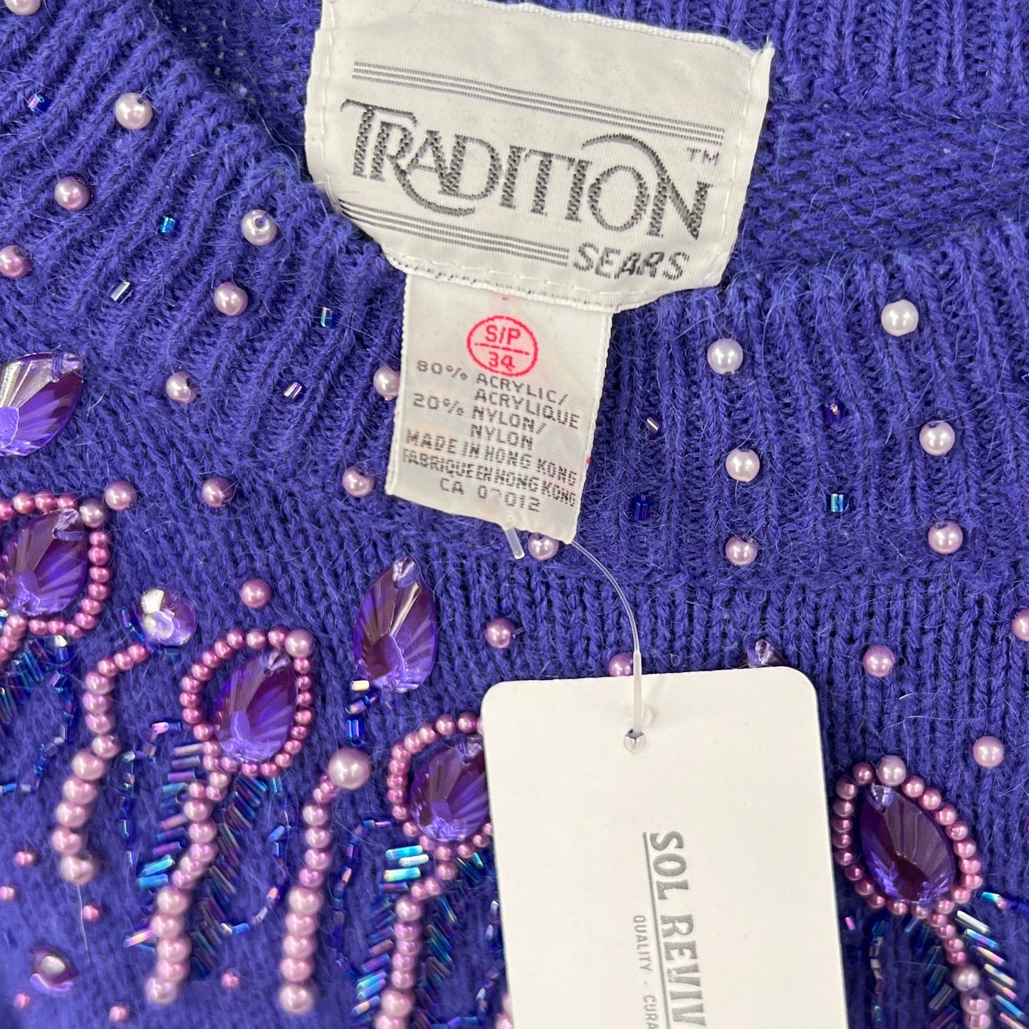 Vintage Tradition Beaded Sweater