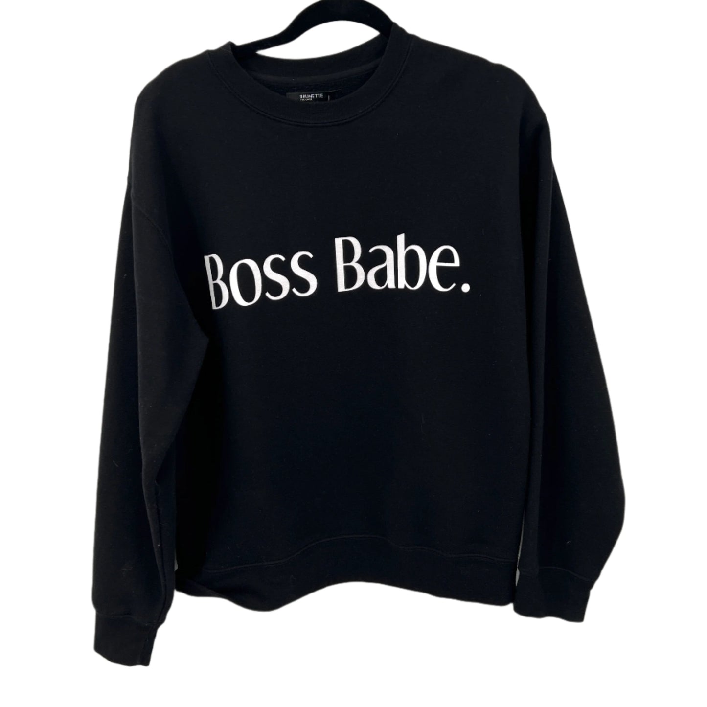 Brunette the Label Boss Babe Crewneck