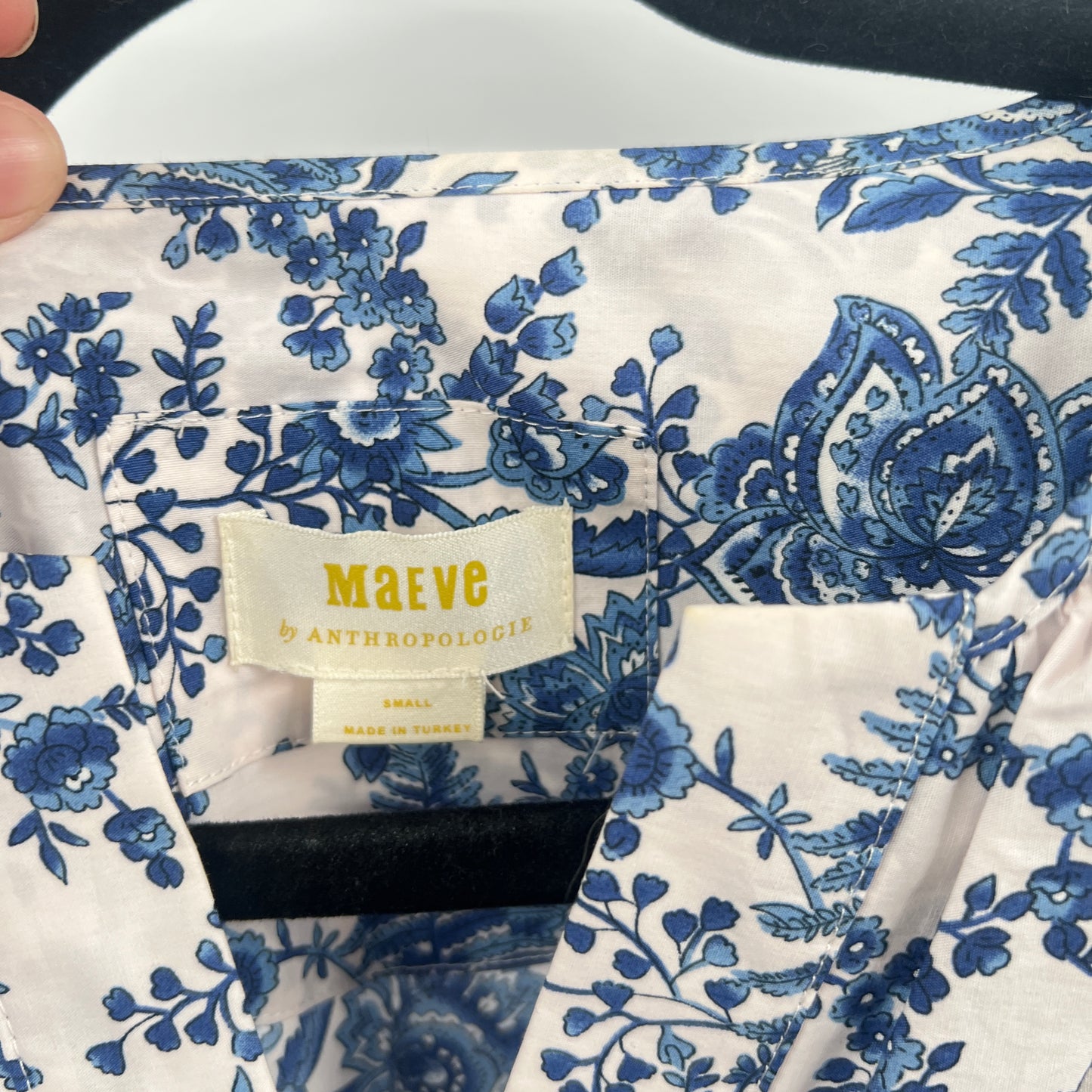 Anthropologie Maeve Tiered Floral Mini Dress