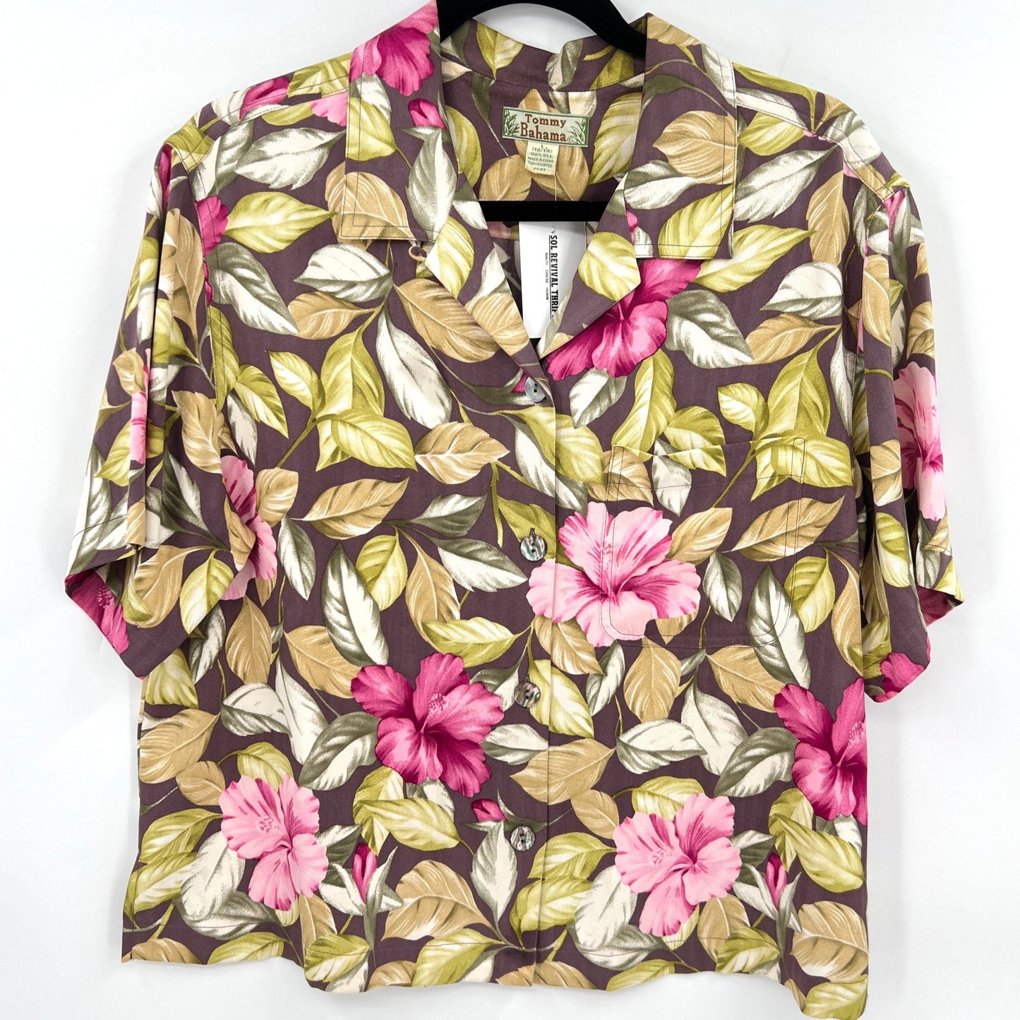 Tommy Bahamas Pure Silk Tropical L
