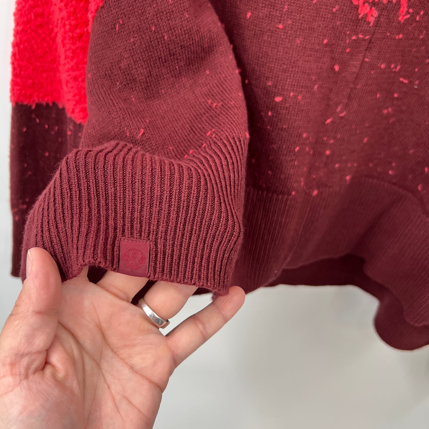 Lululemon Ombro Knit Textured Turtleneck Sweater