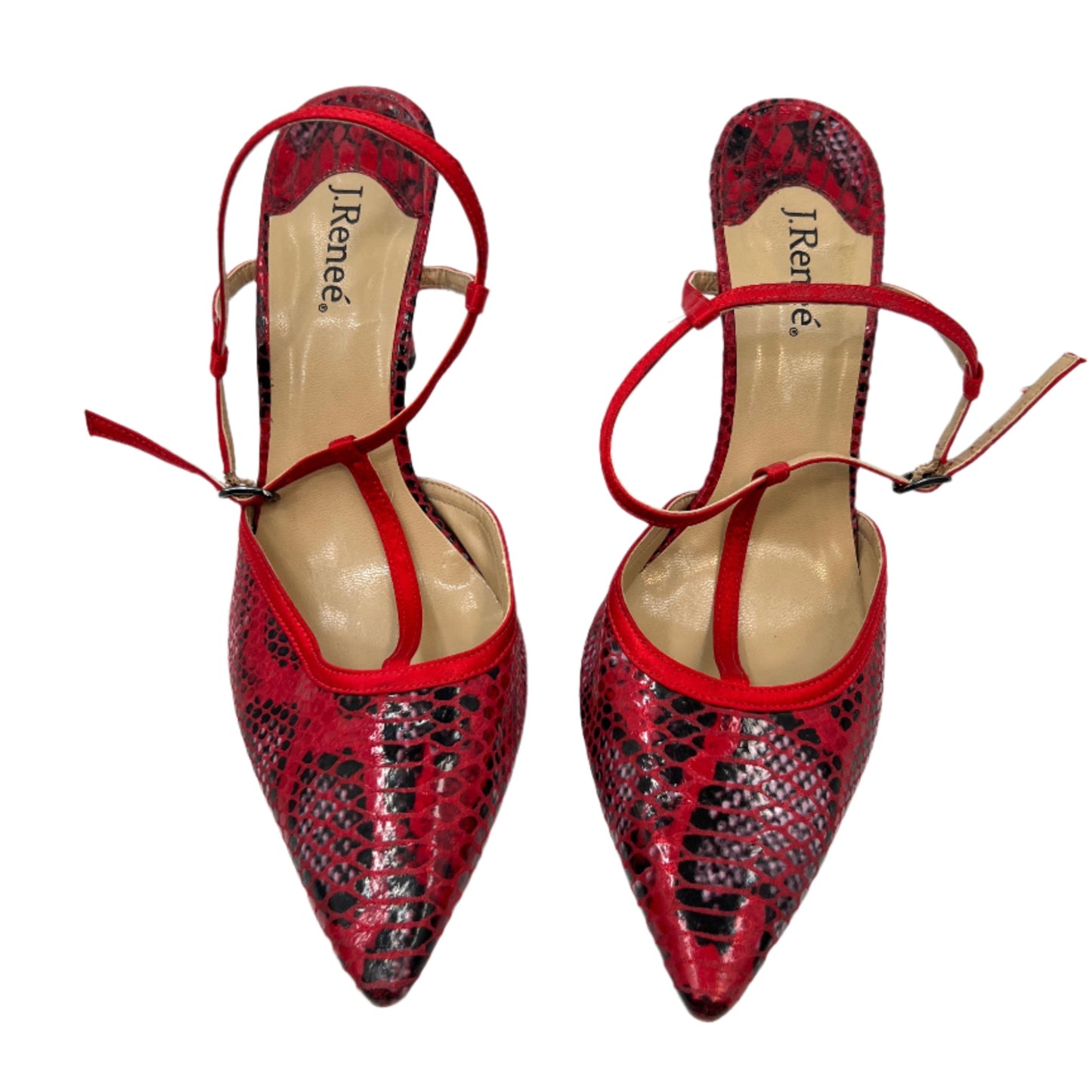 Retro J. Renee Pointy T-strap Heels