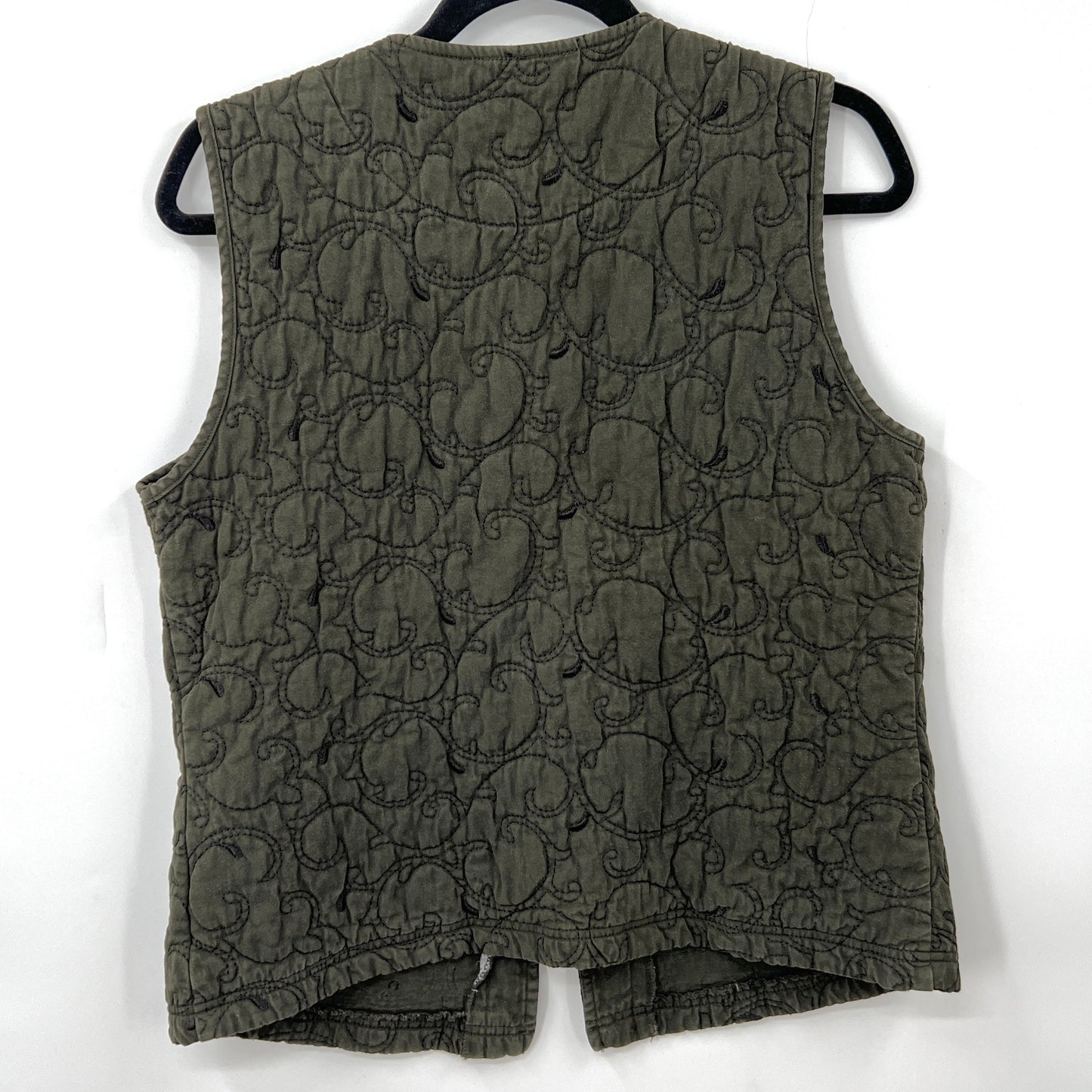 Vintage Embroidered Boxy Vest