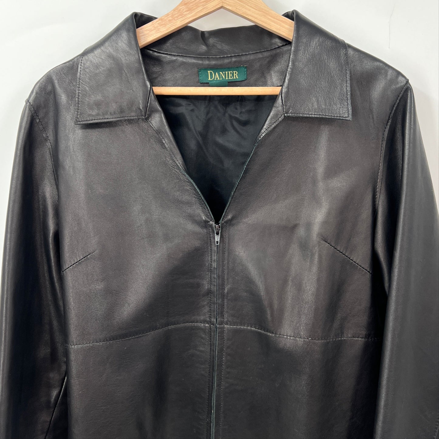 Vintage Danier Geniune Leather Shirt Jacket Style