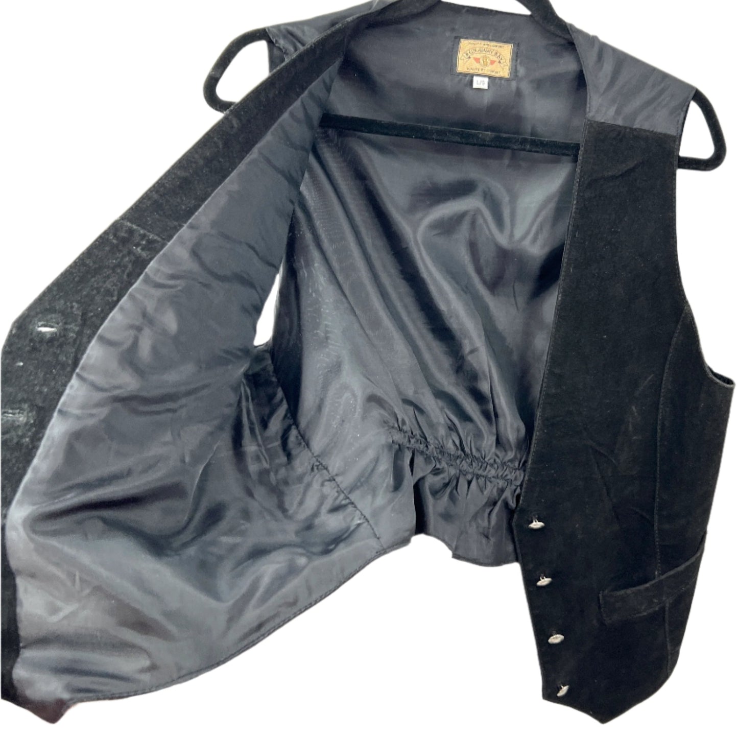 Buffalo Nickel Buttons Suede Leather Vest