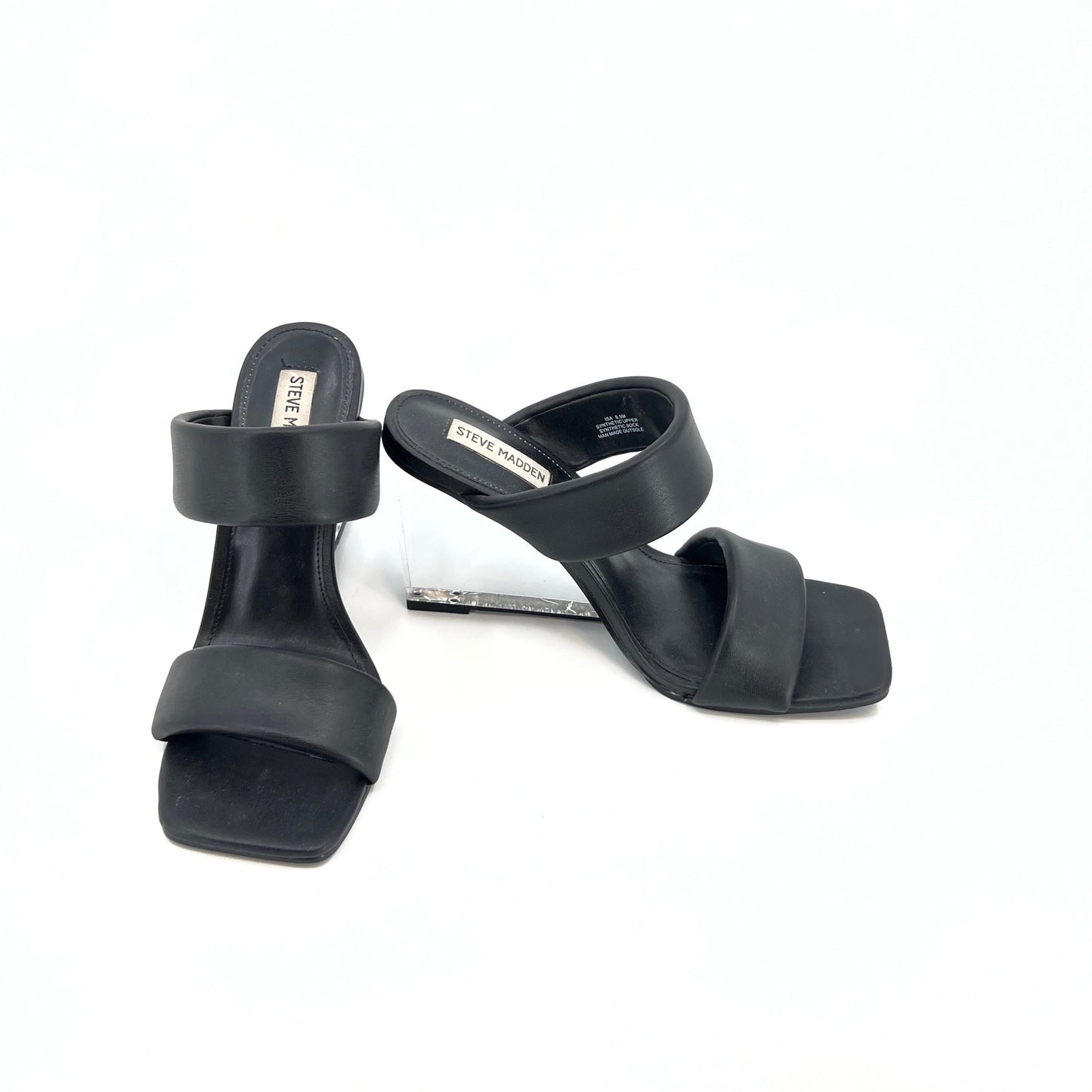 SOLD. Steve Madden ISA Wedge Slip On Sandals 9.5