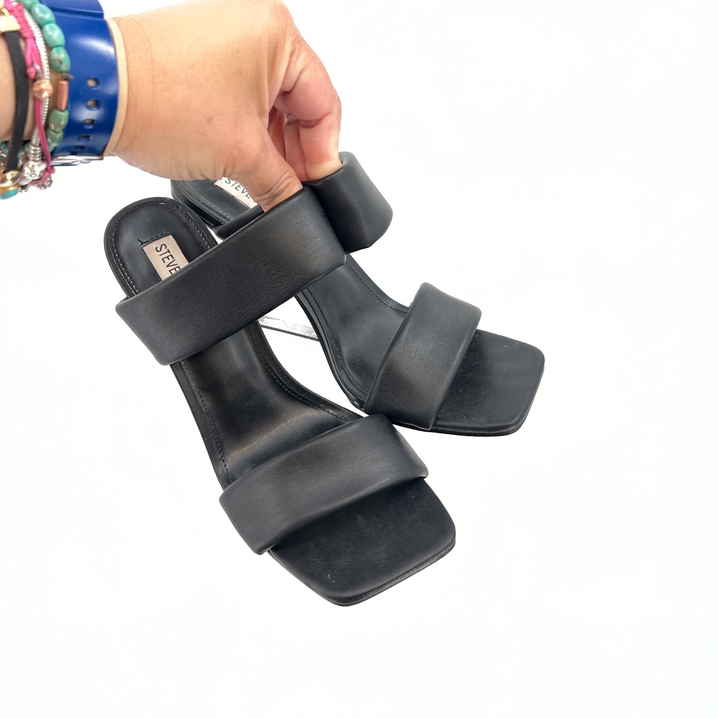 SOLD. Steve Madden ISA Wedge Slip On Sandals 9.5