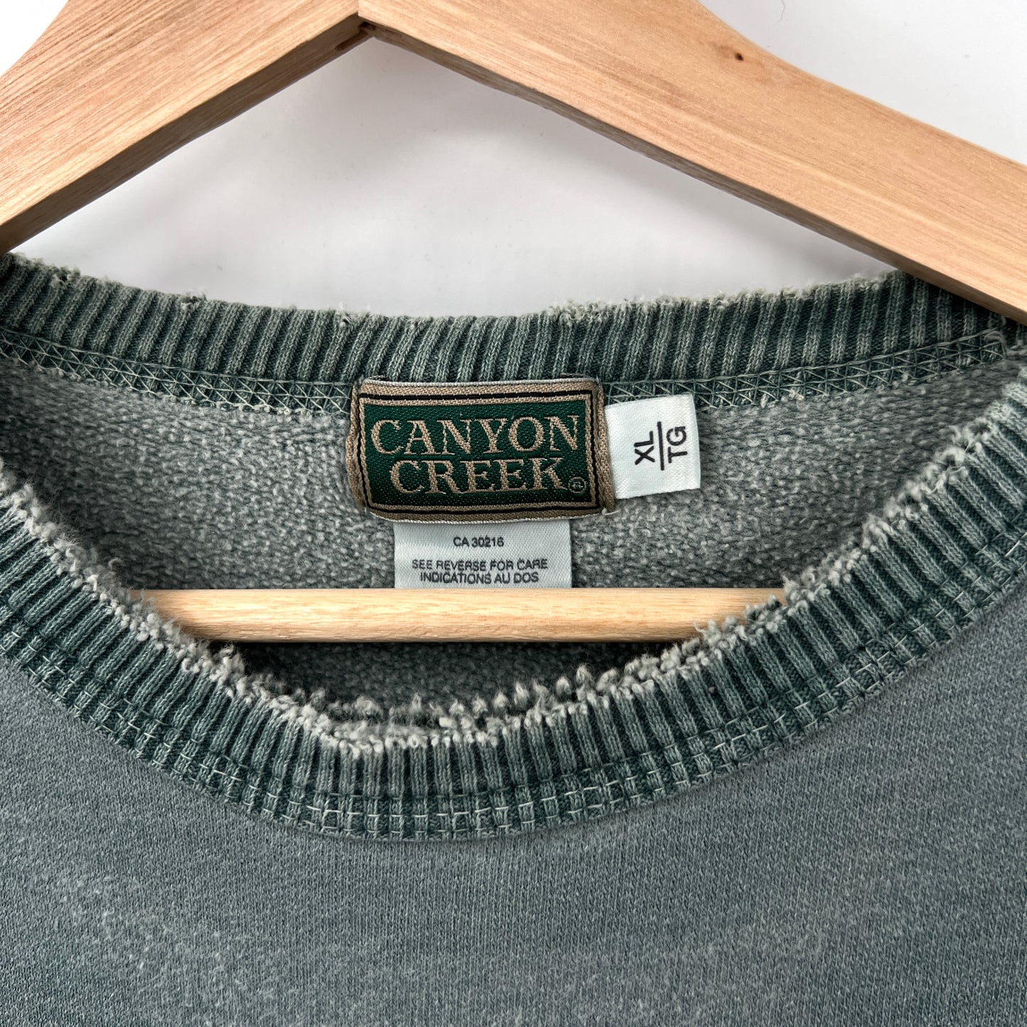 Vintage Canyon Creek Distressed Crewneck