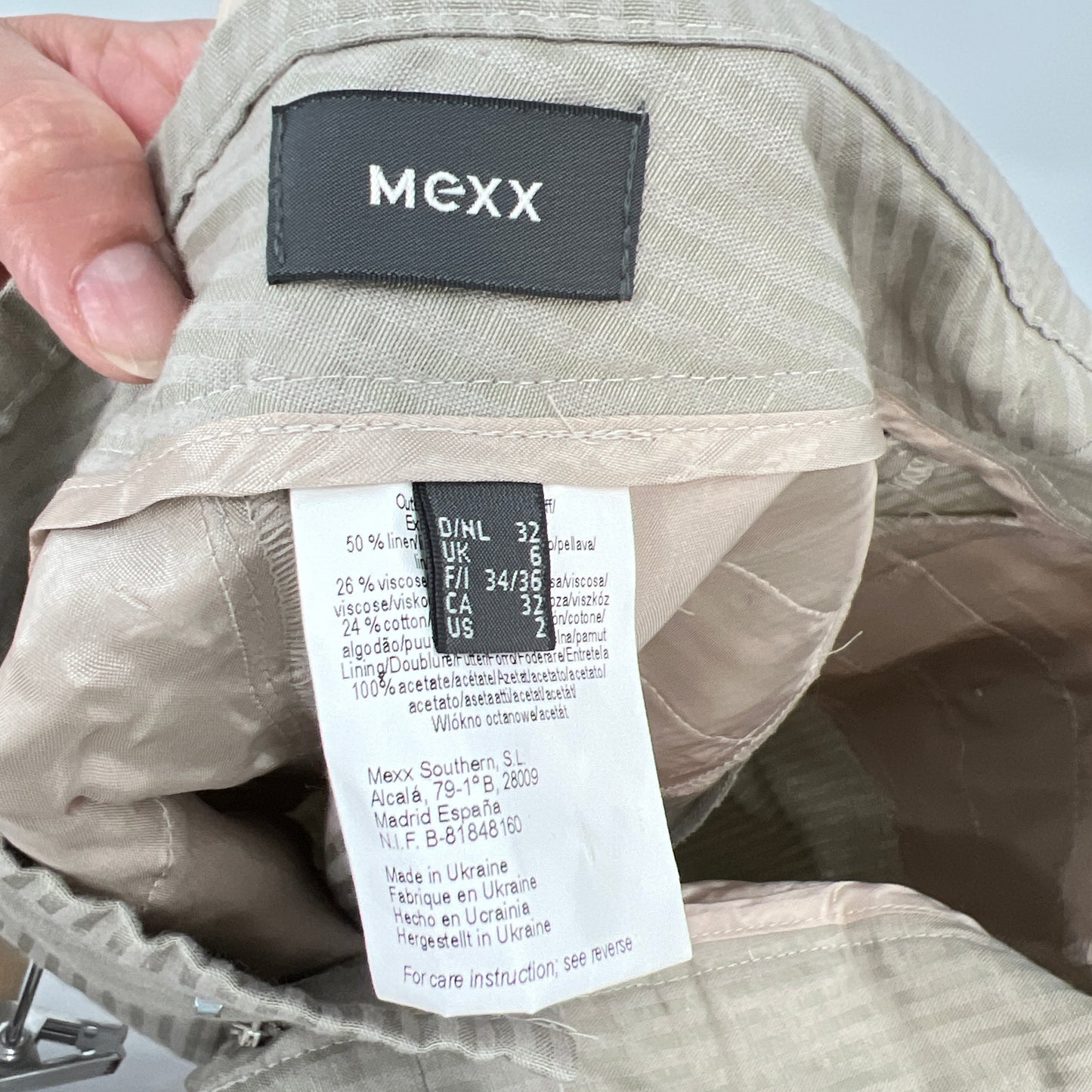 Y2K Mexx Linen Blend Flare-ish Pants