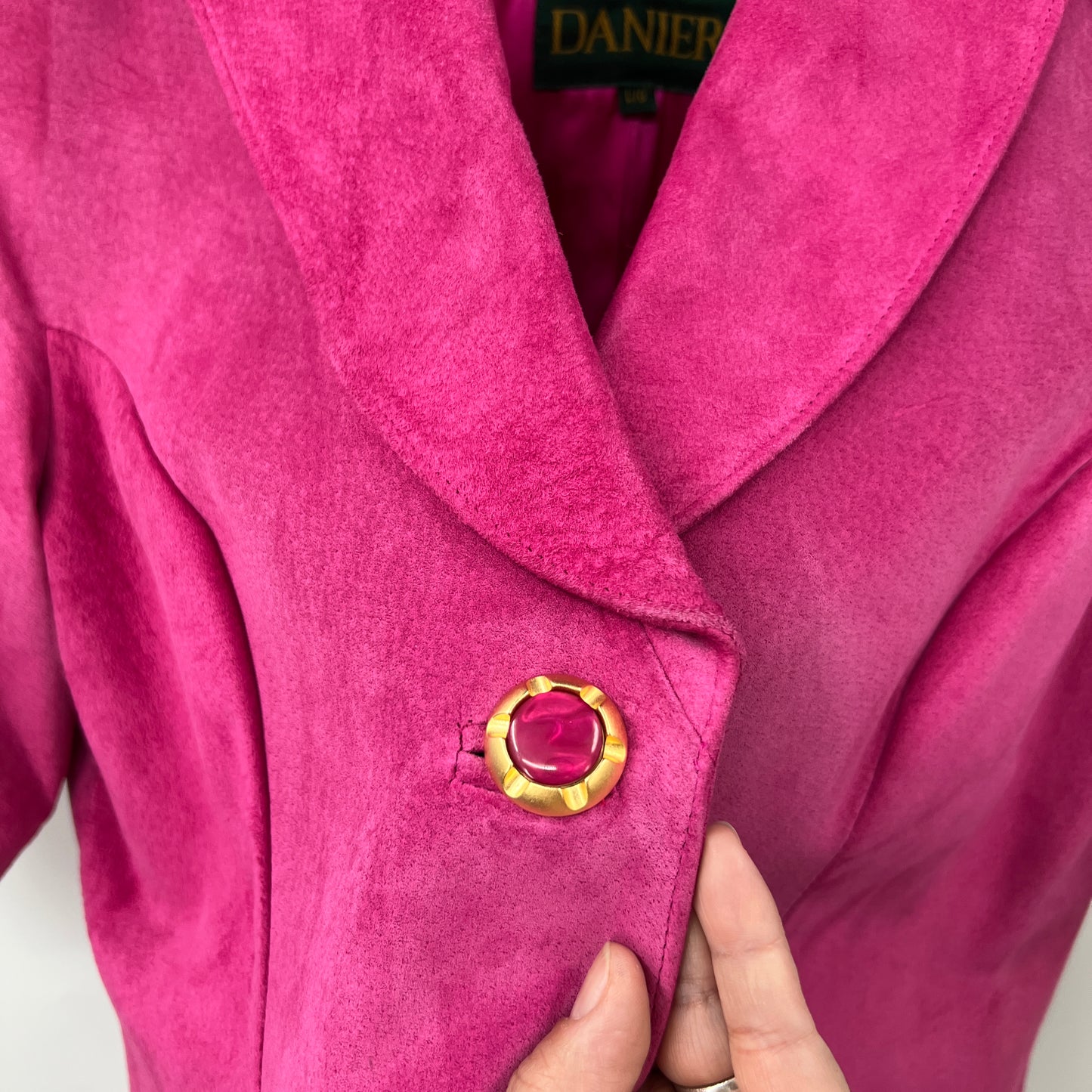 Vintage Danier Short Sleeves Leather Blazer
