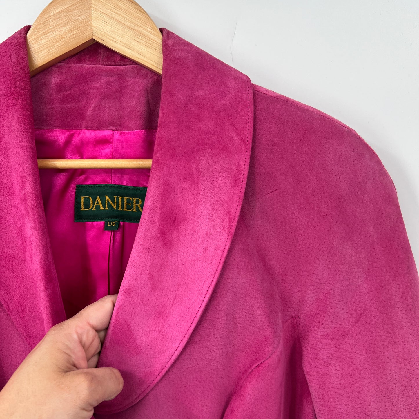 Vintage Danier Short Sleeves Leather Blazer