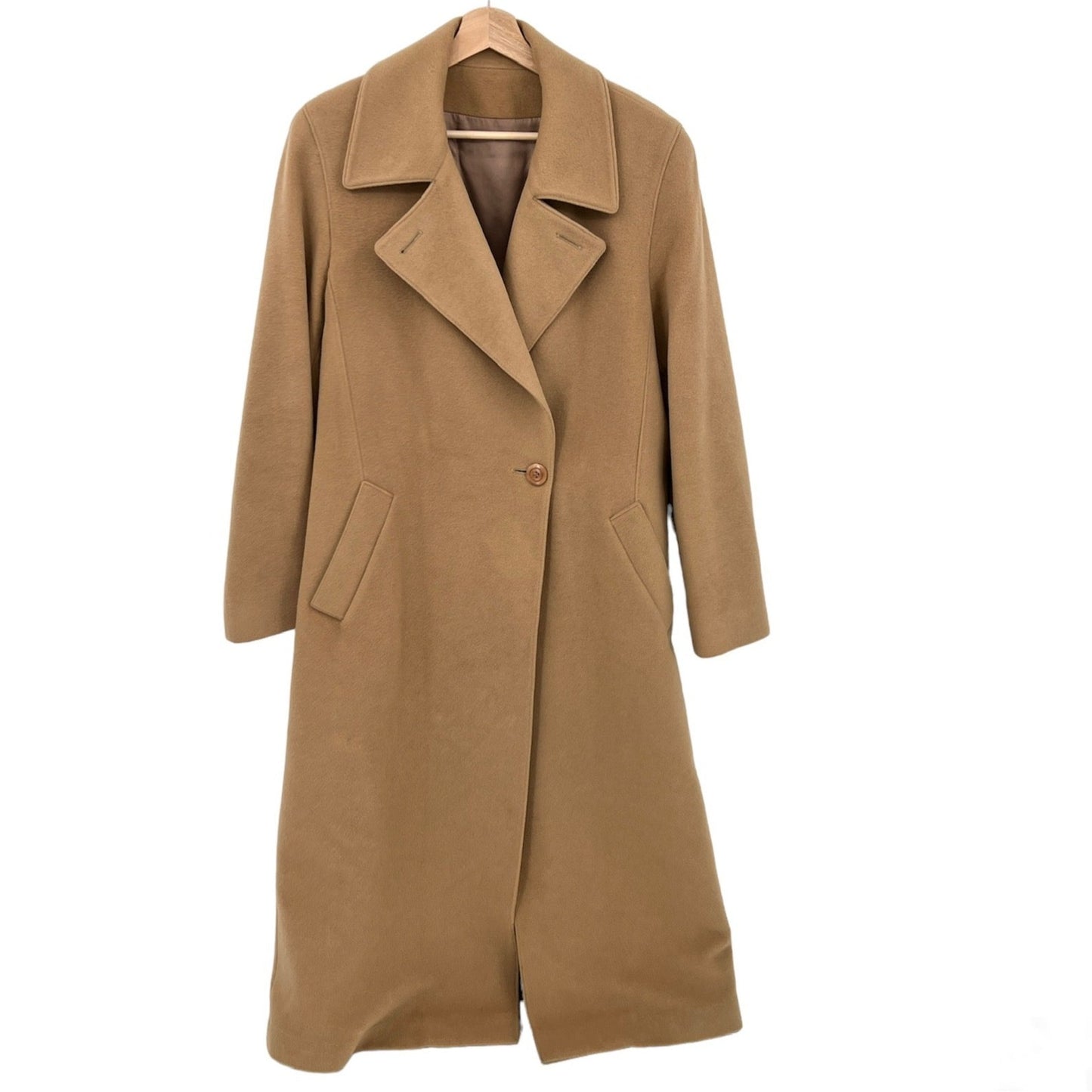 Vintage Mallia Wool Angora and Cashmere Belted Coat M/L