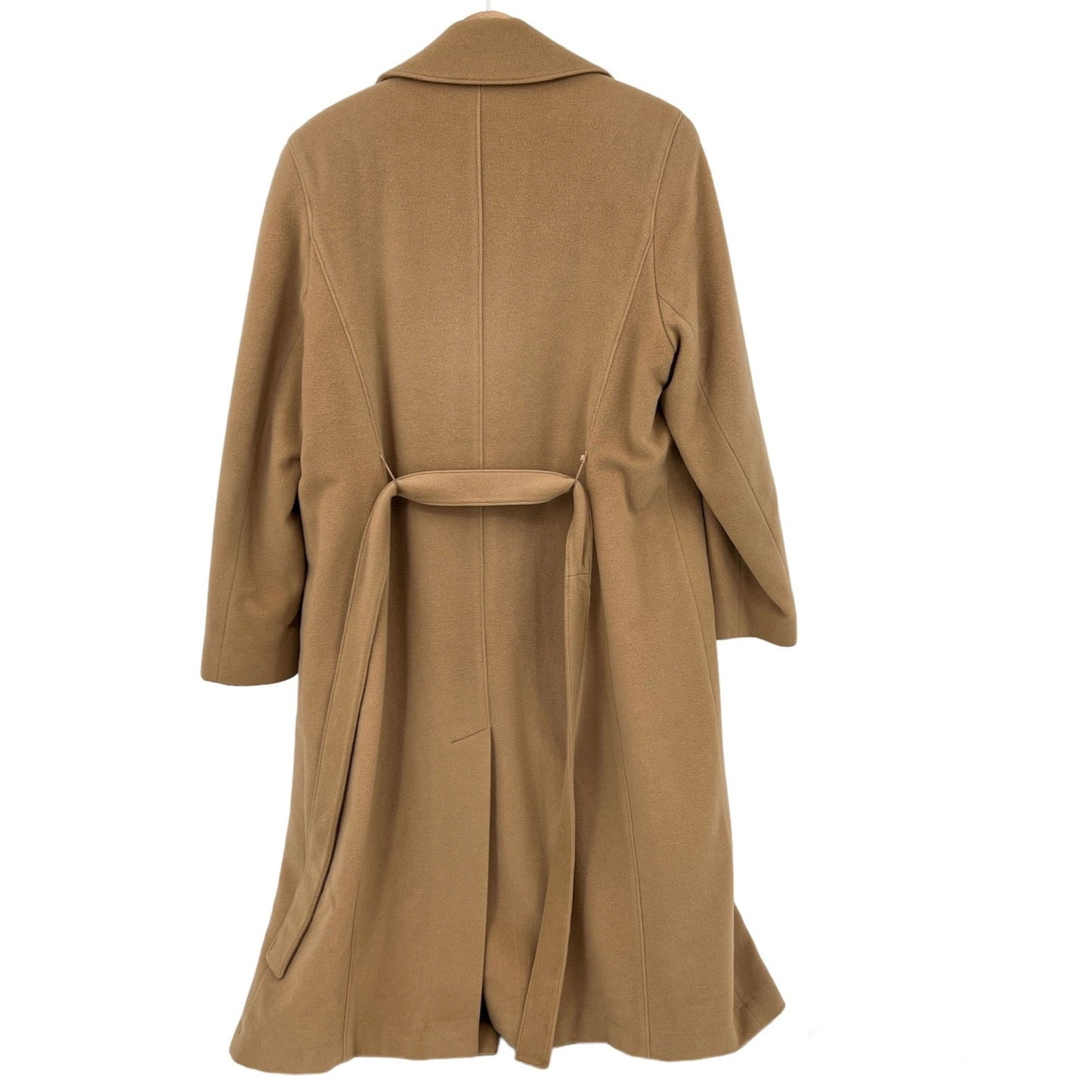 Vintage Mallia Wool Angora and Cashmere Belted Coat M/L