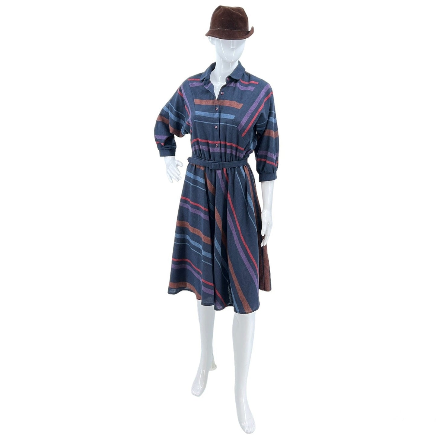 Vintage Lori Ann Fit & Flare Dress S/M