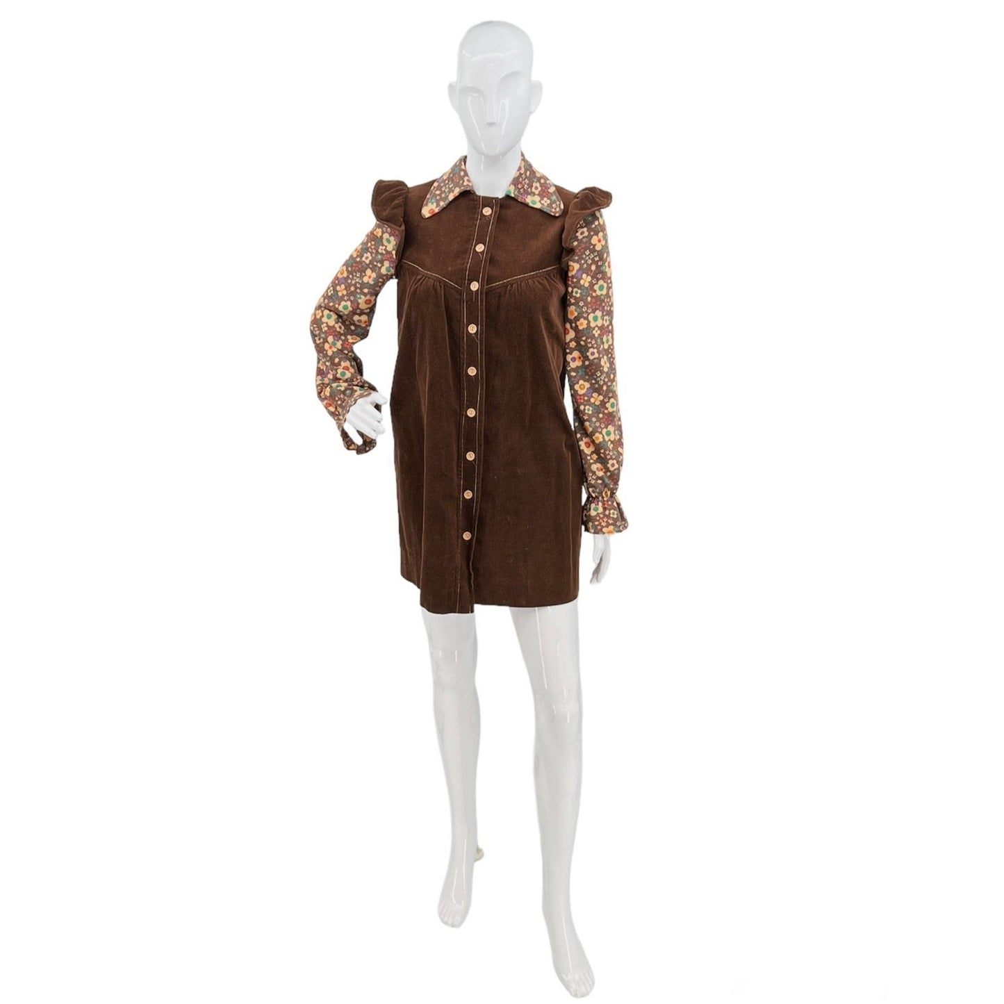Vintage Pantel Belted Corduroy Tunic XS/S
