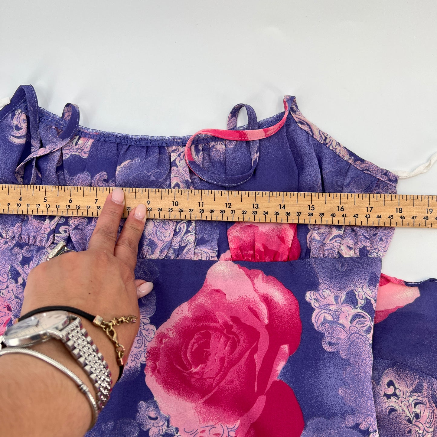 Vintage Lori Collection Floral Dress M