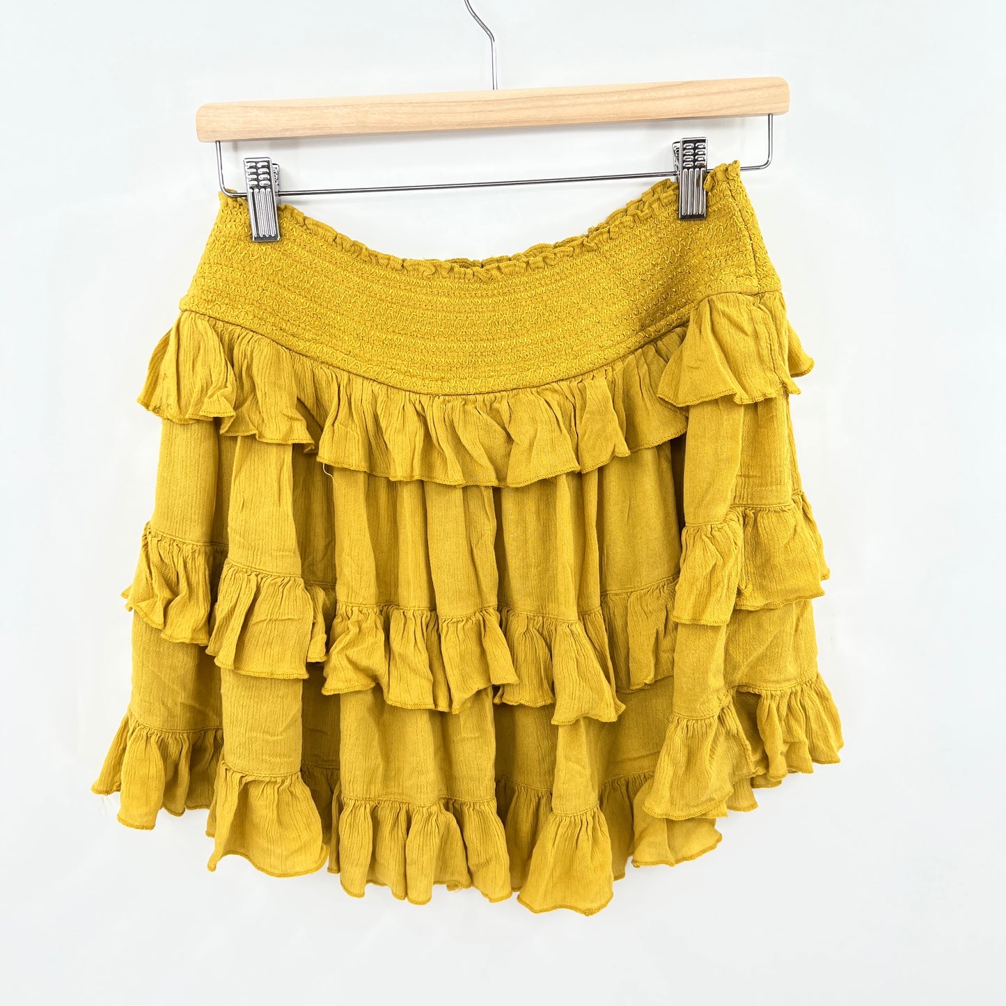 Free People Ruffle Mini Skirt S