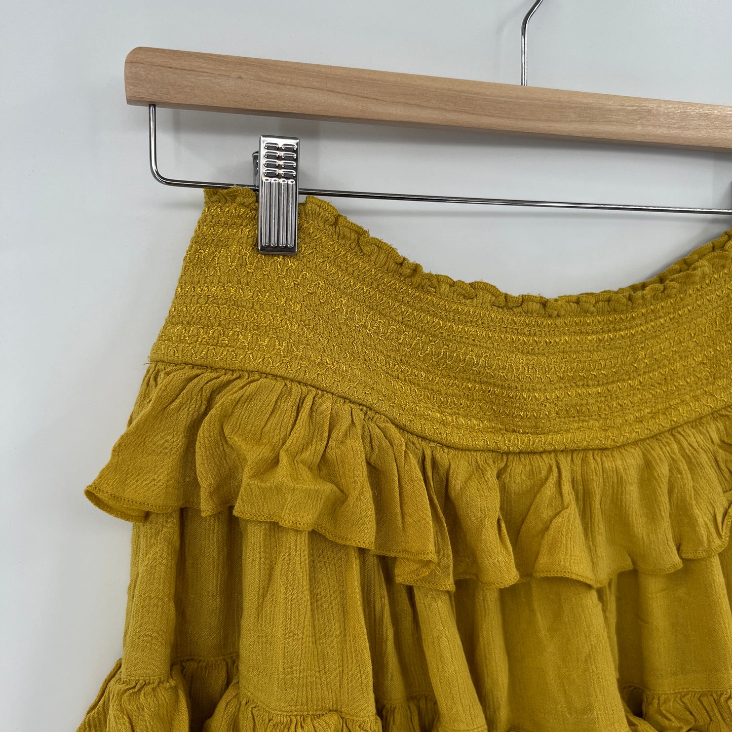 Free People Ruffle Mini Skirt S
