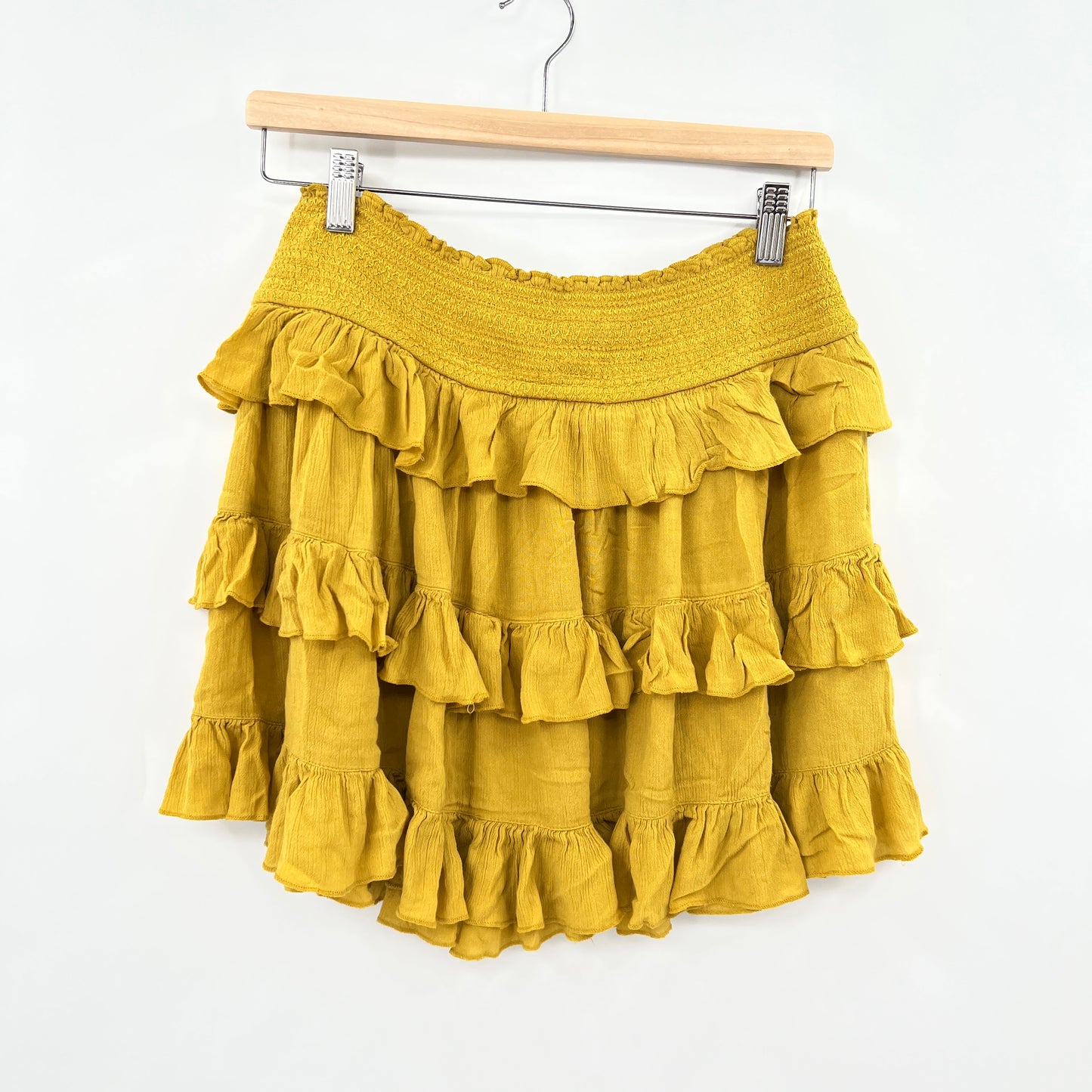 Free People Ruffle Mini Skirt S