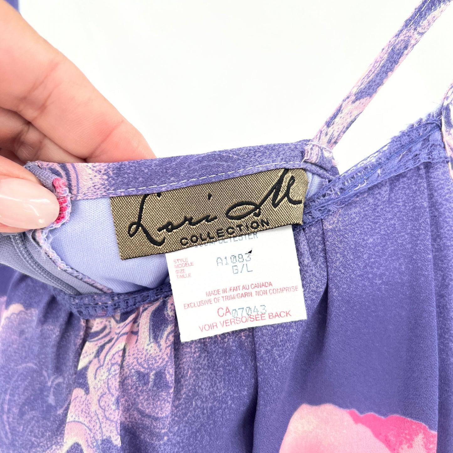 Vintage Lori Collection Floral Dress M