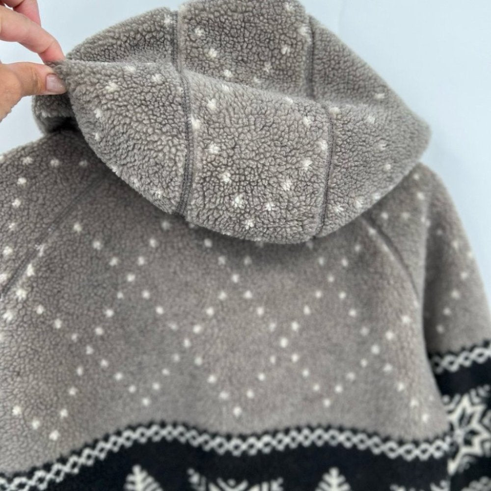 SOLD - Hooded Bears Fleece Coat S/M