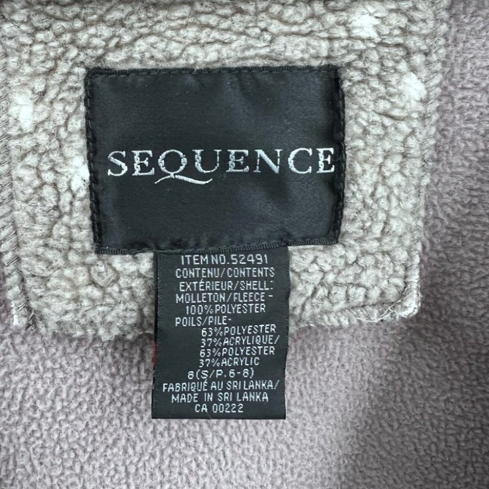 SOLD - Hooded Bears Fleece Coat S/M