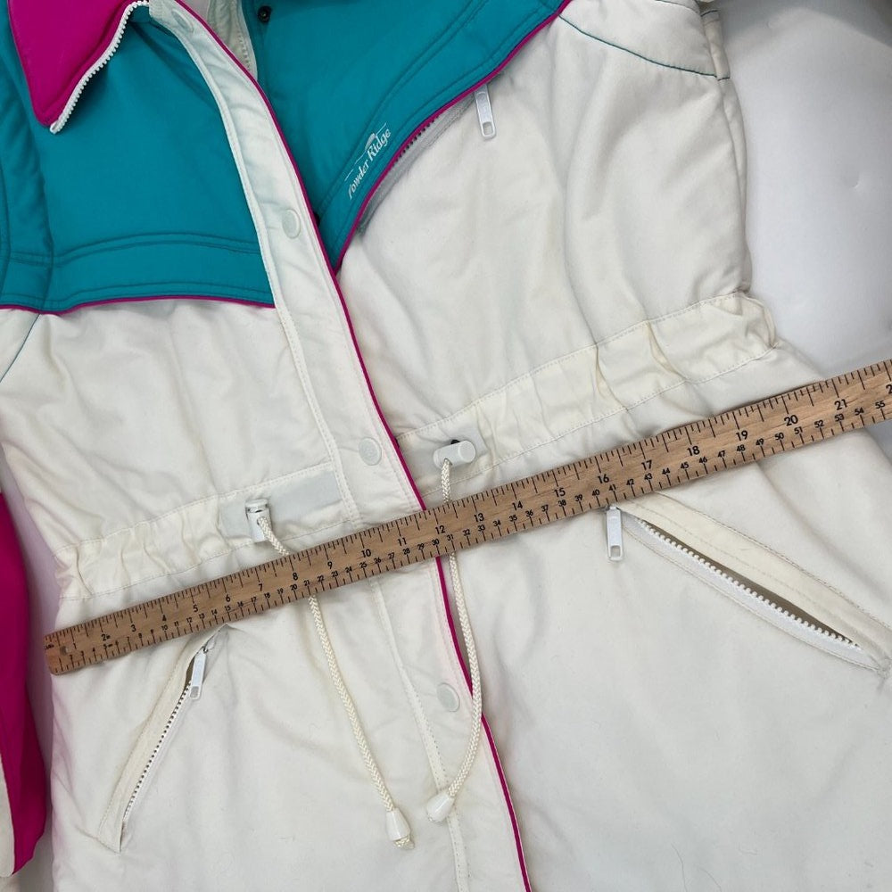 SOLD. Vintage Powder Ridge Color Block Jacket L