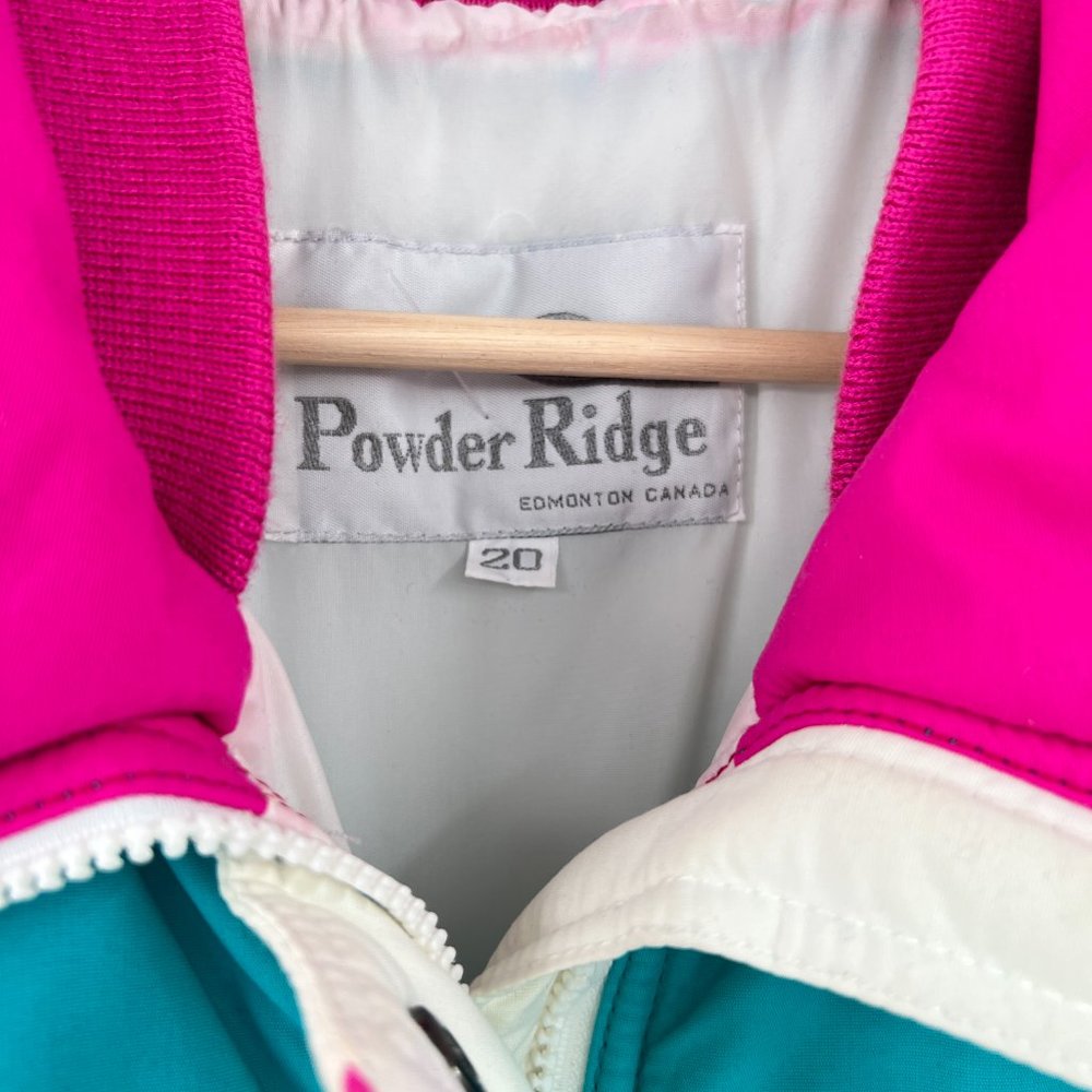 SOLD. Vintage Powder Ridge Color Block Jacket L