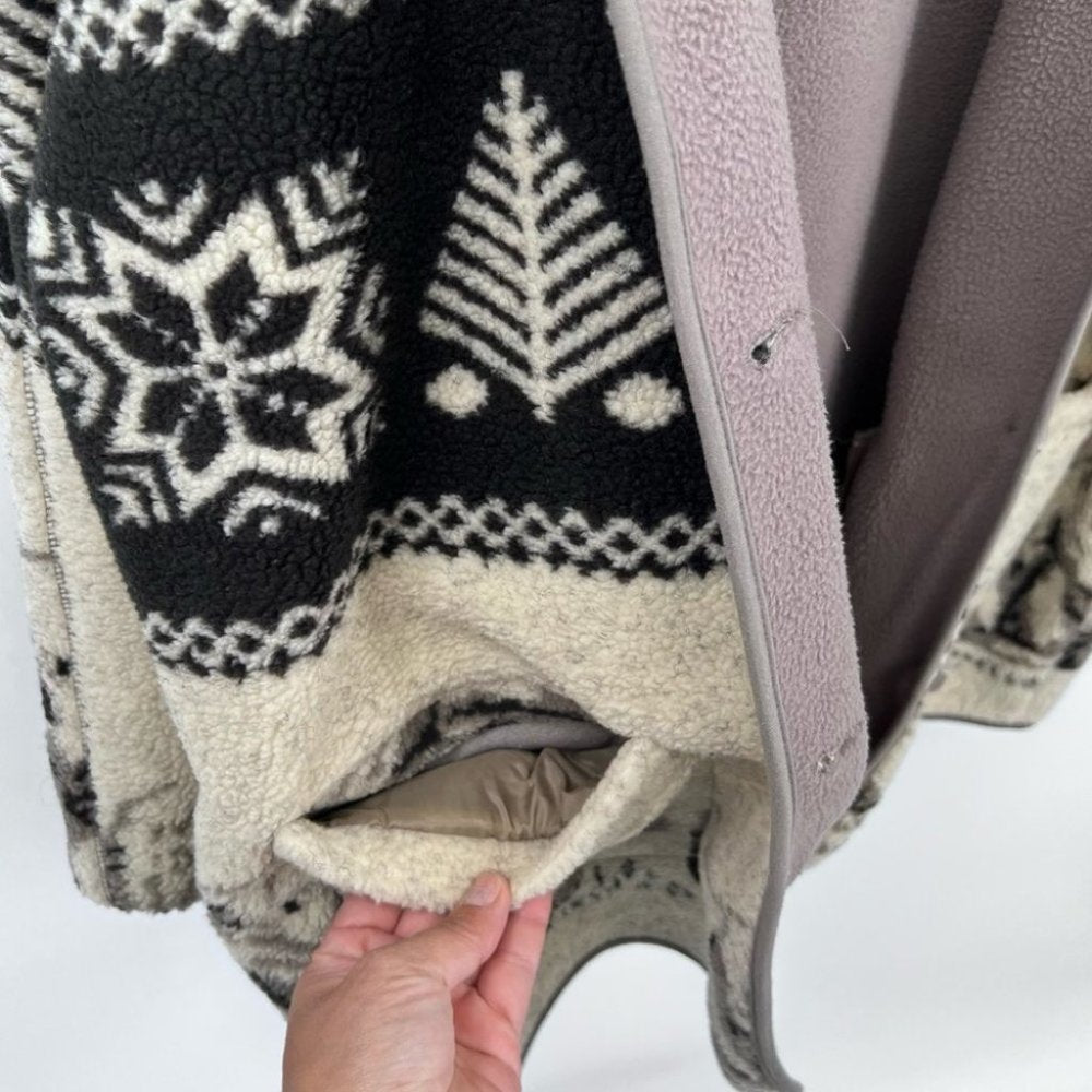 SOLD - Hooded Bears Fleece Coat S/M