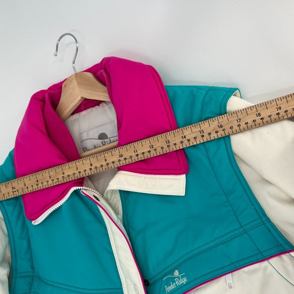 SOLD. Vintage Powder Ridge Color Block Jacket L