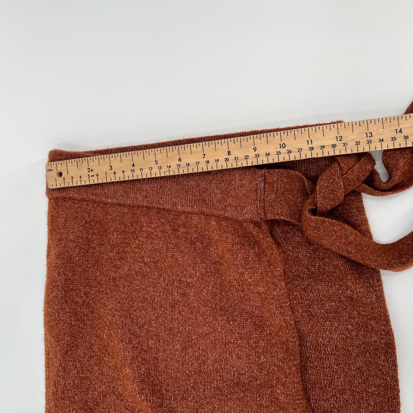 Frank and Oak Recycled Wool Wrap Midi Skirt