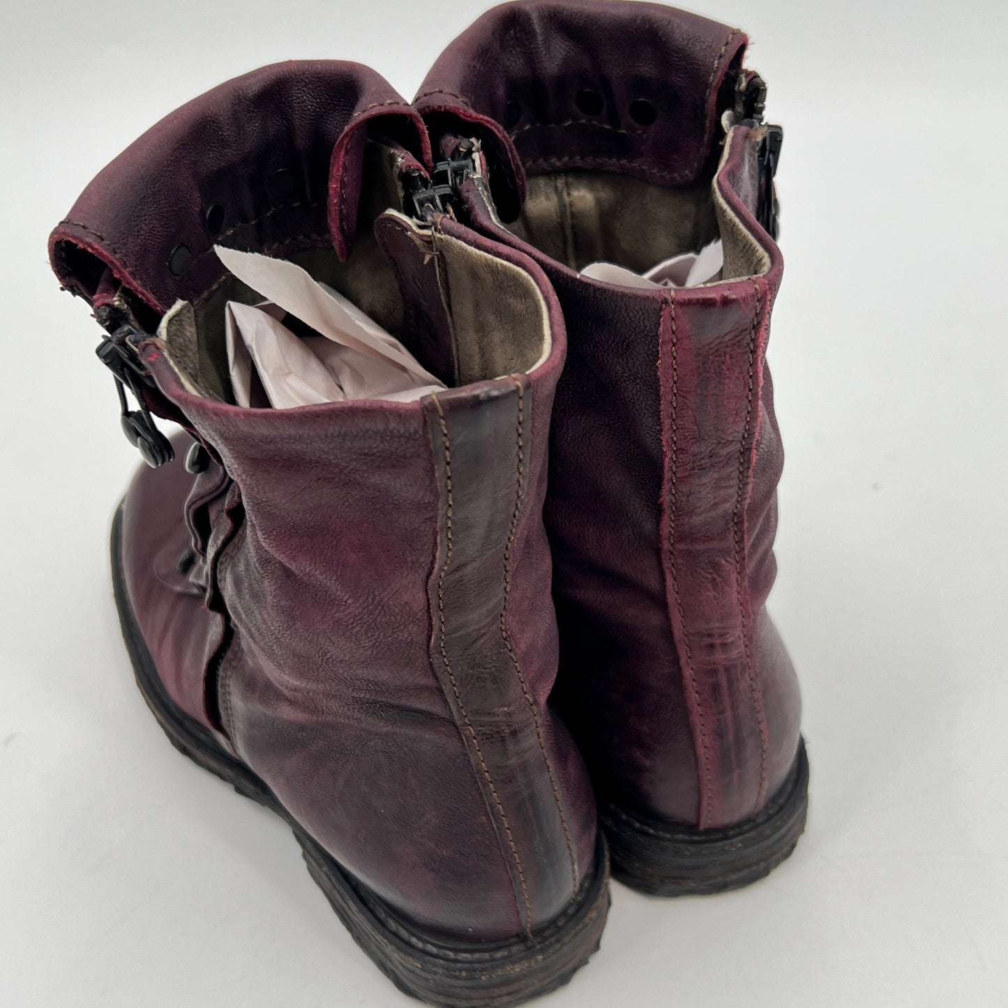 A.S. 98 Moto Ruche Leather Style Boots 36EU