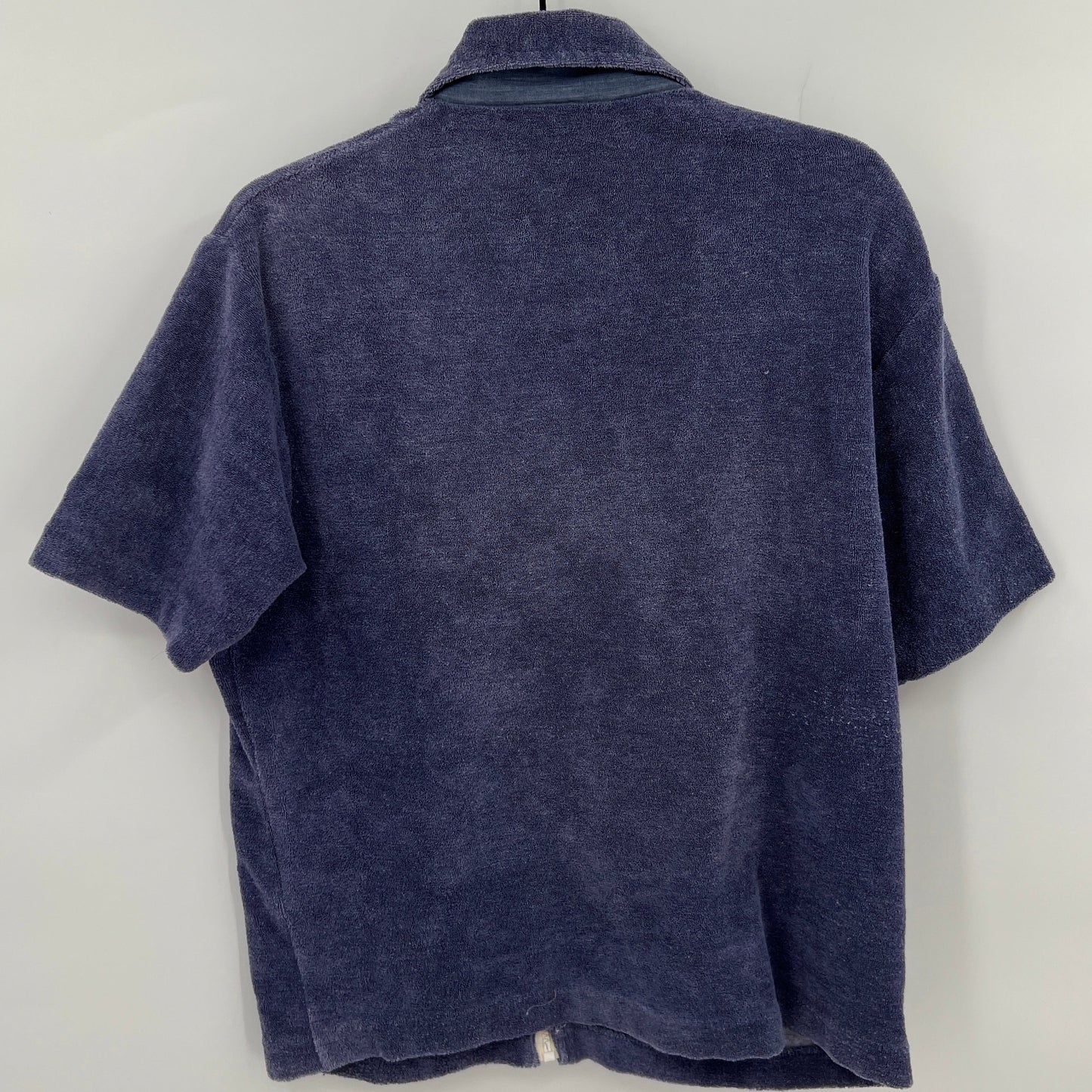 Vintage Terrycloth Full Zip Shirt L