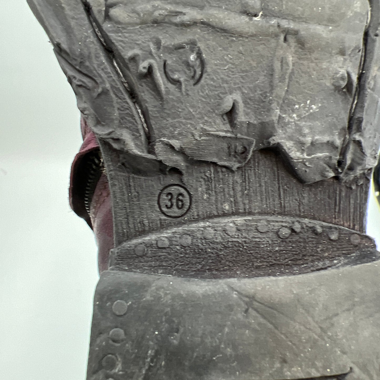 A.S. 98 Moto Ruche Leather Style Boots 36EU