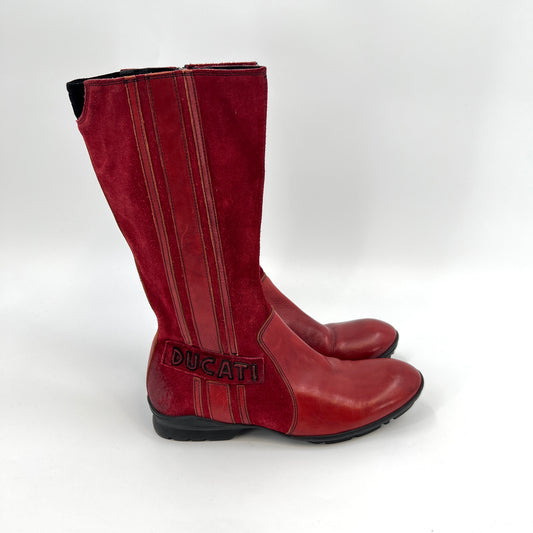 SOLD. CNC Custume National Ducati Leather Boots 39 EU