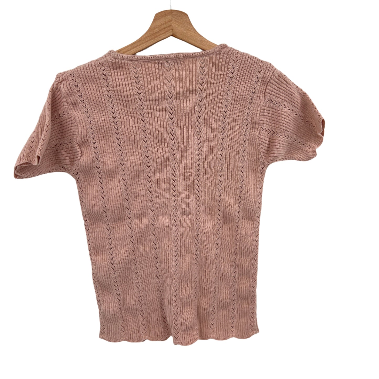 Vintage Cotton Knit Form Fitting Top