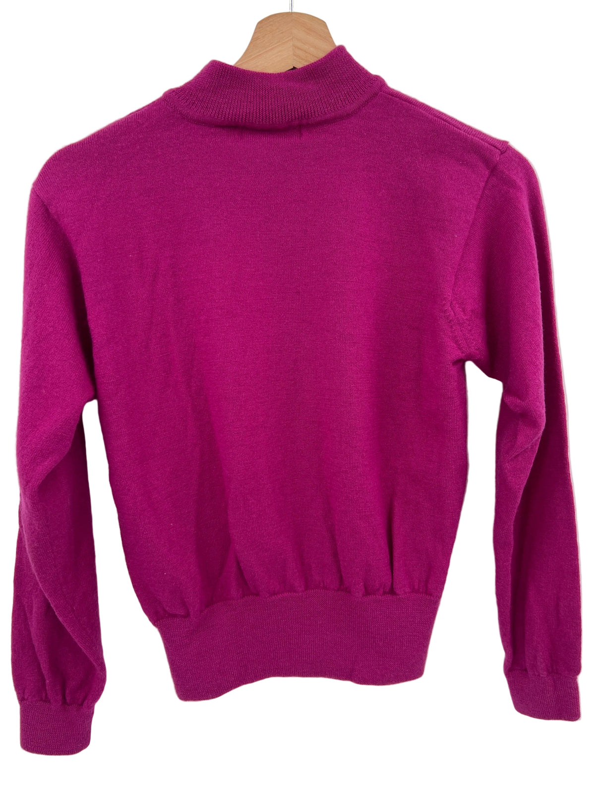 Vintage Pure Merino Wool Cropped Sweater