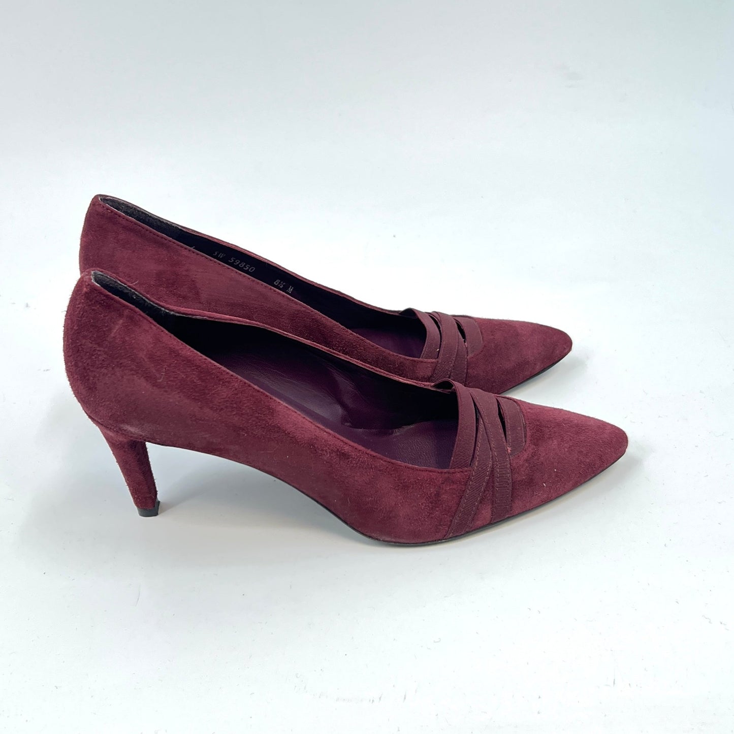 Stuart Weitzman Suede Ponty Heel Shoes