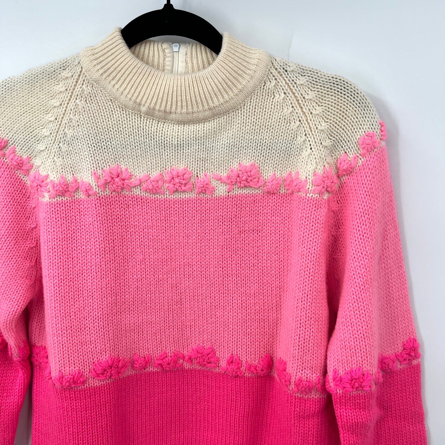 Vintage White Stag Wool Sweater