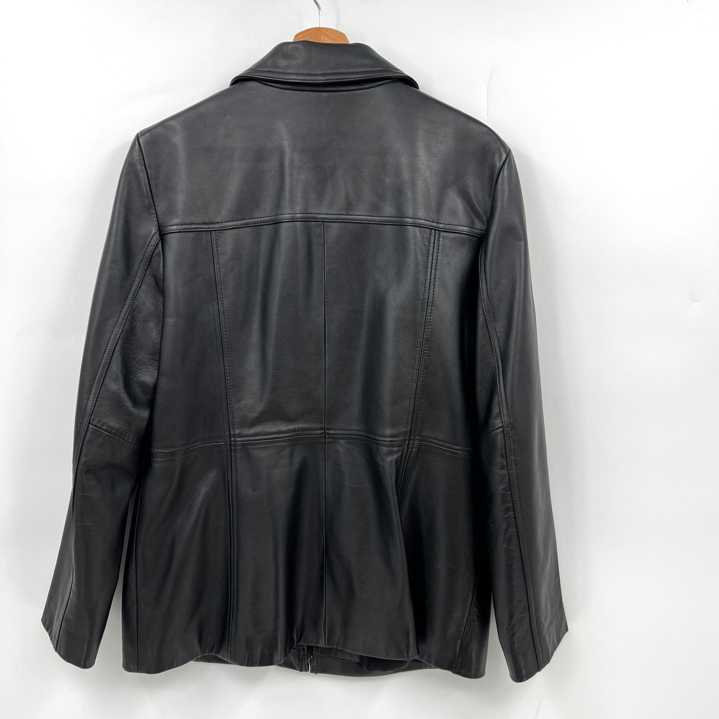 Y2K Nine West Leather Jacket L