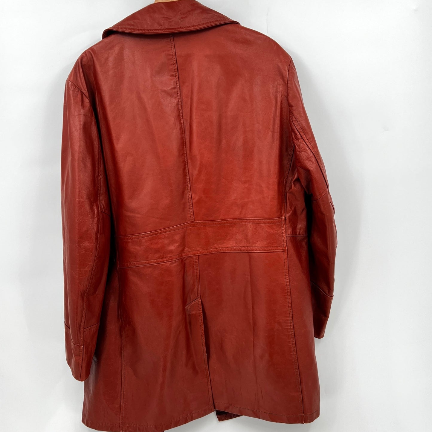 Vintage Made In Canada Leather Coat