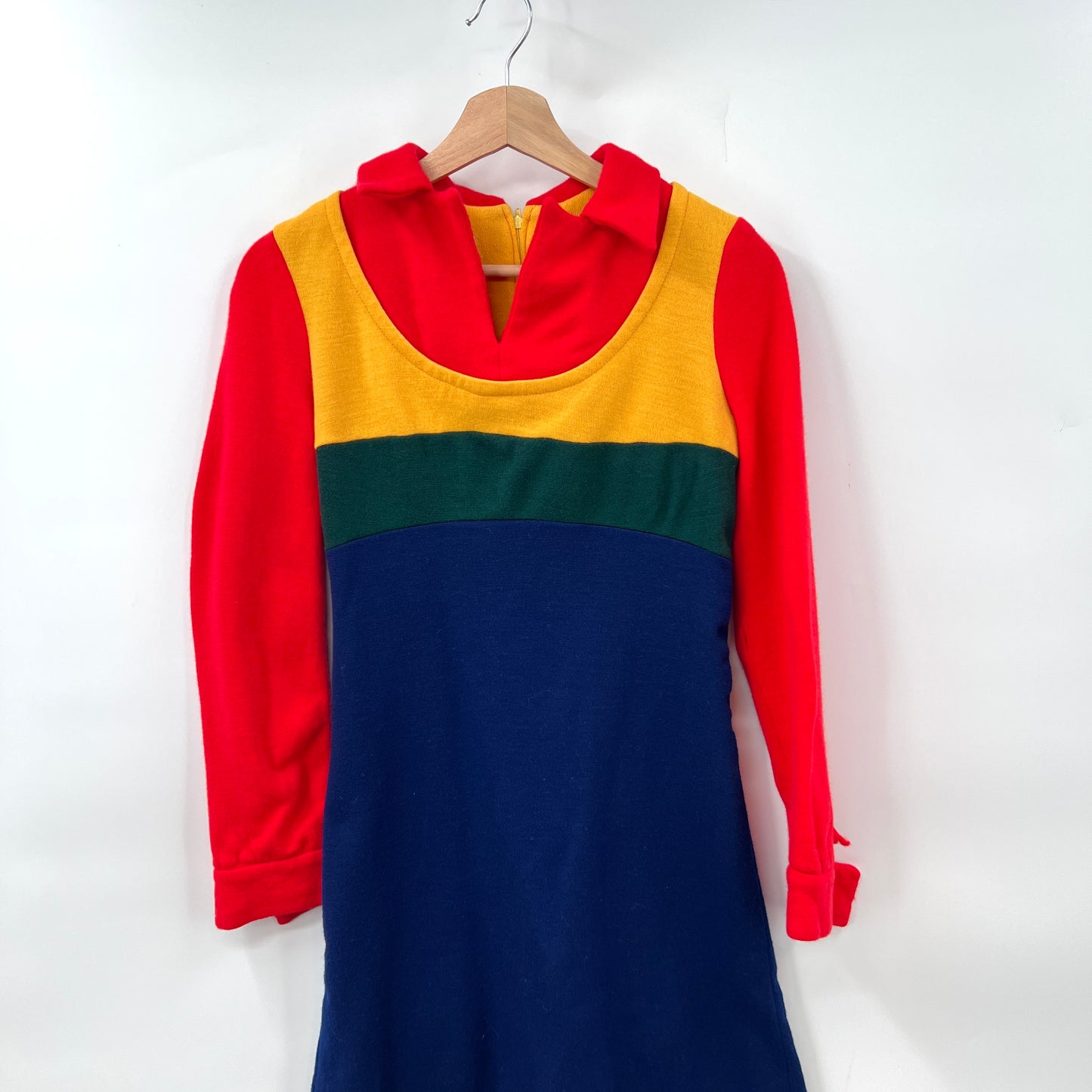 Vintage Sterling Original Color Block Mini Dress