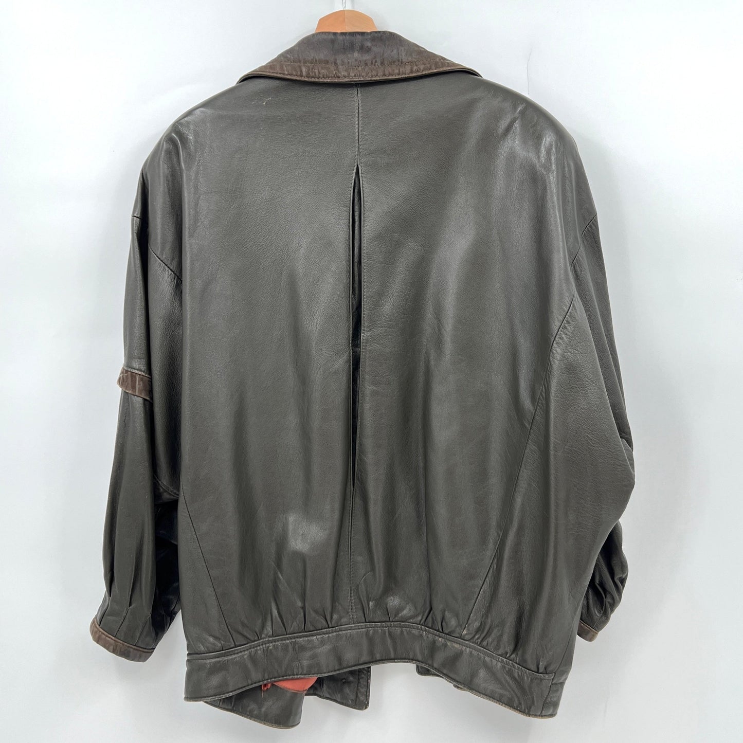 Vintage Nicotine Leather Jacket