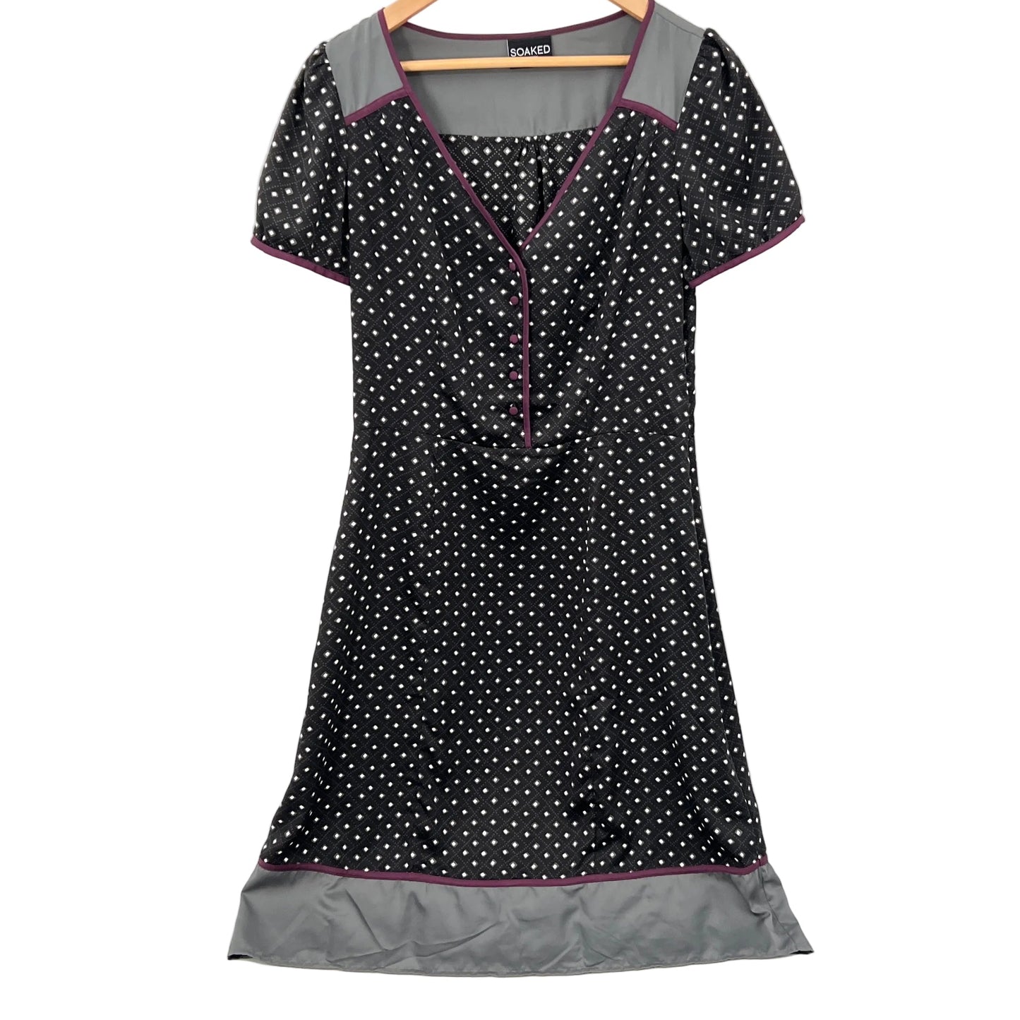 Soaked in Luxury Polka Dots  Midi Dress