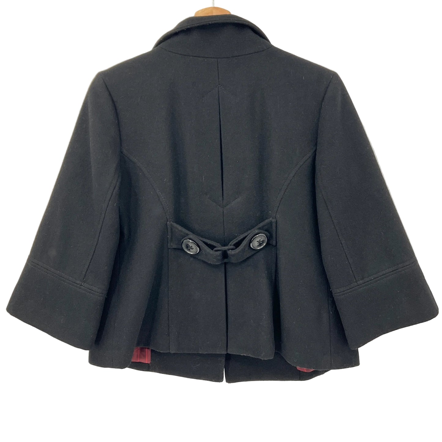 Y2K Guess 3/4 Sleeves Crop Double Breasted  Coat