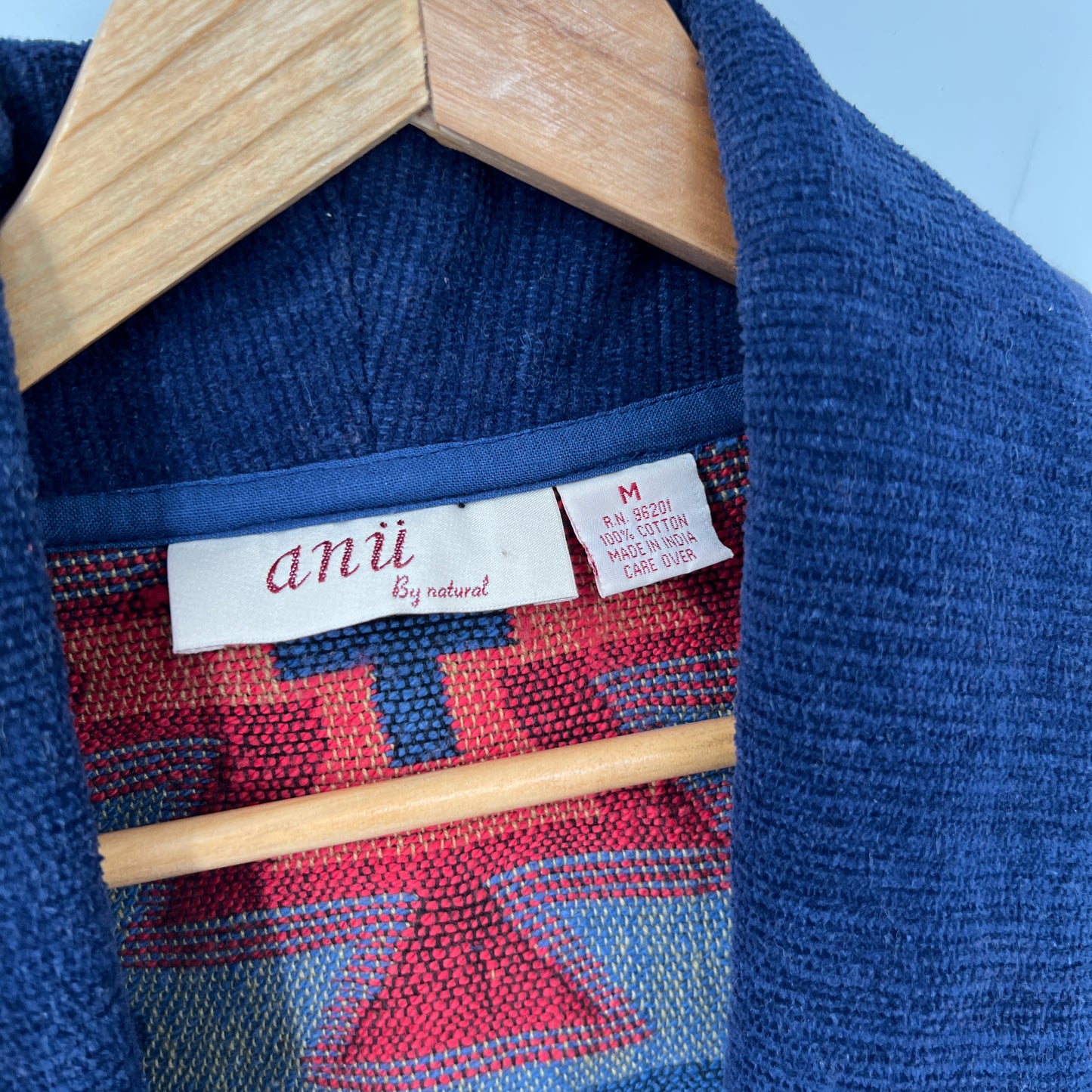 Anu by Natural Cotton Tapestry Cropped Blazer