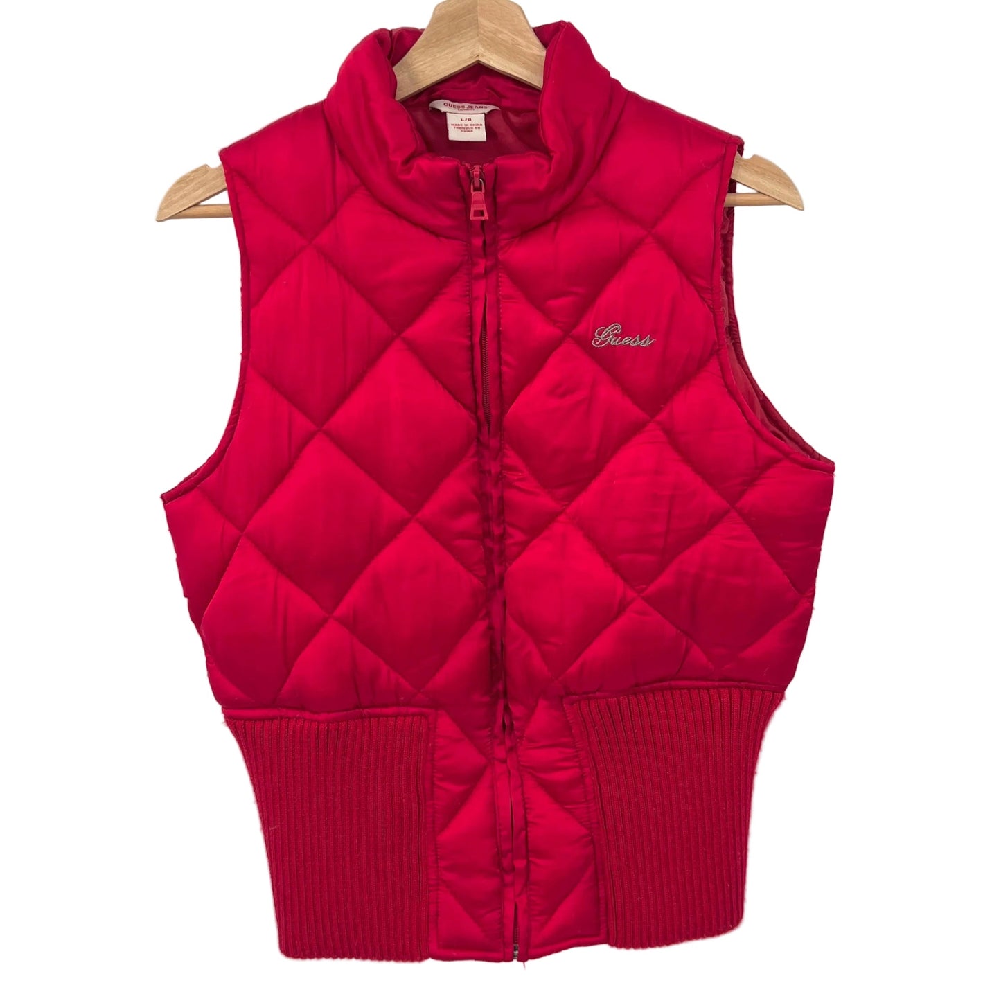 Y2K Guess Quilted Puffy Vest