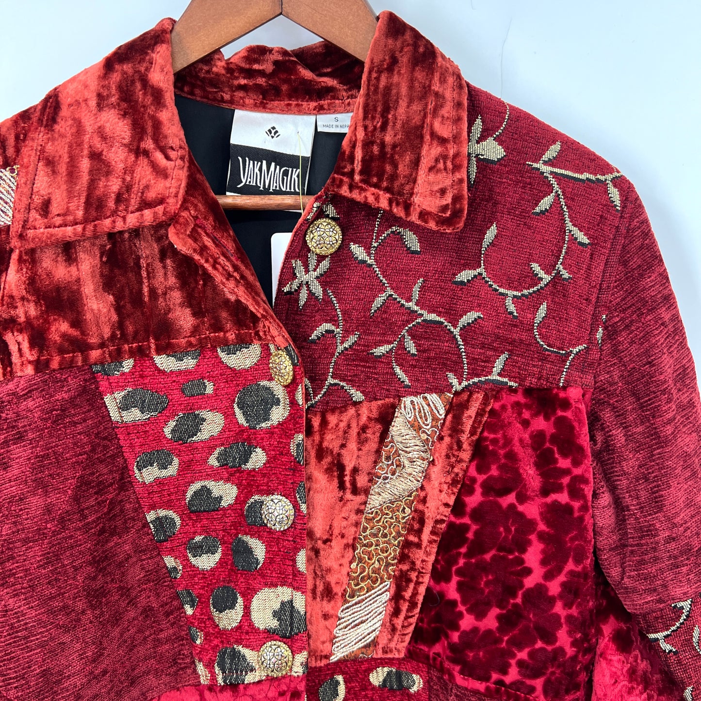 Vintage Jak Magik Tapestry Patchwork Jacket